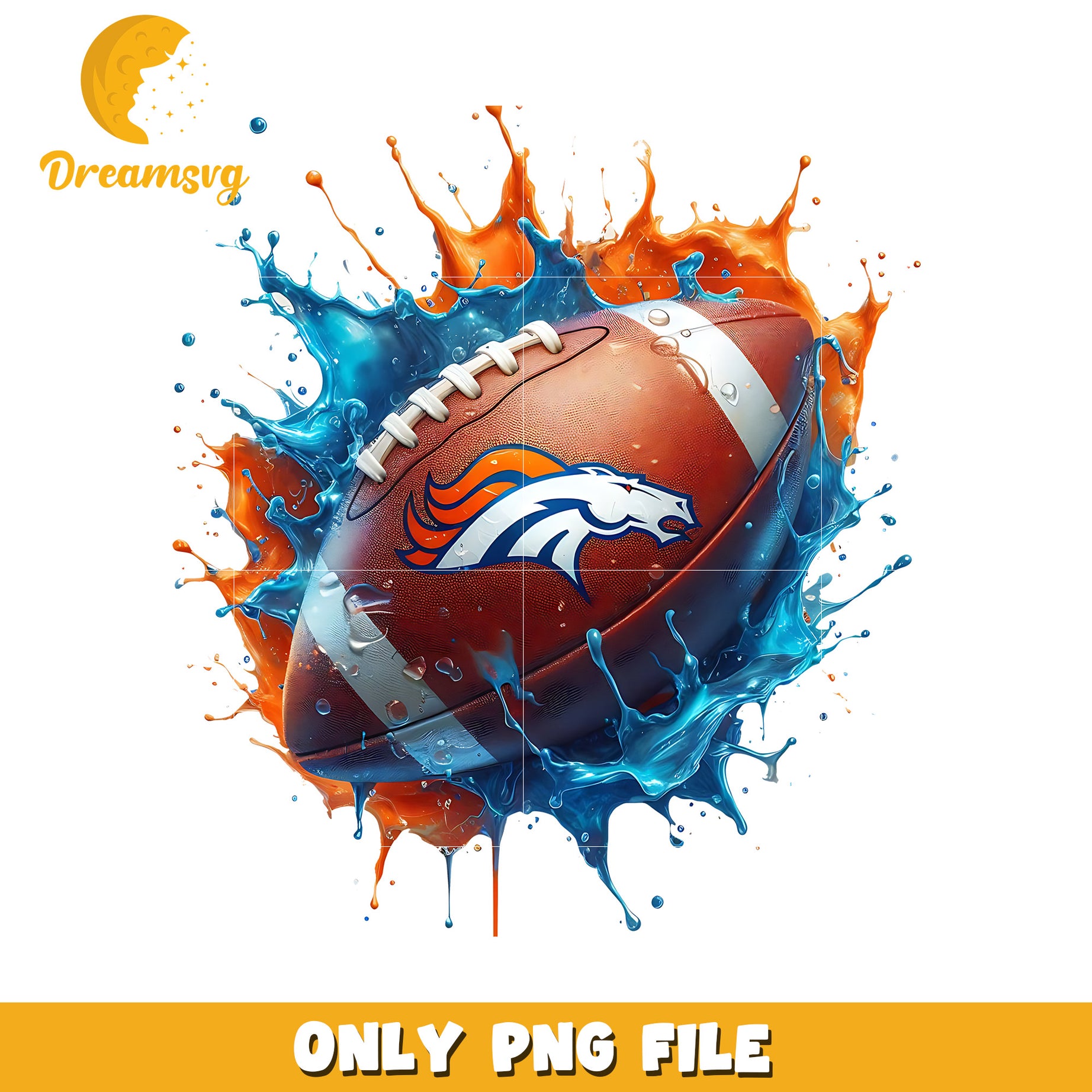 Denver broncos ball png, american rugby png, nfl logos png