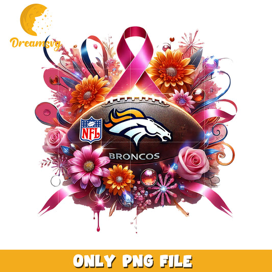 Denver broncos flowers png, nfl football png, nfl playoffs png