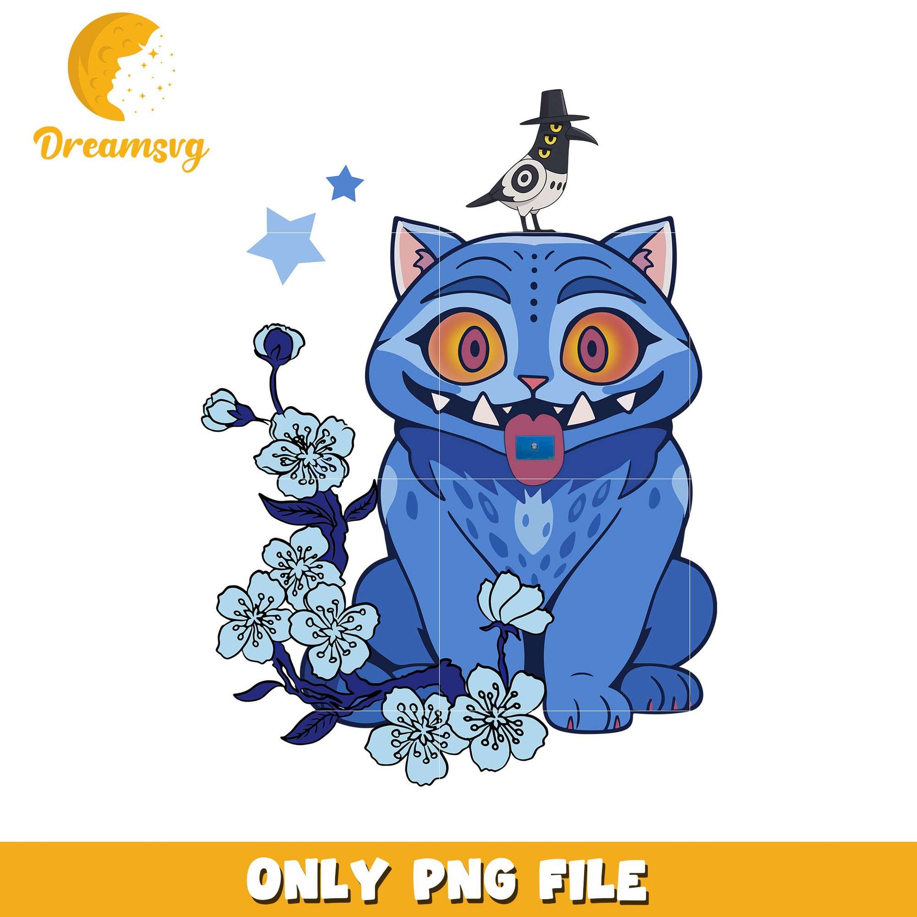 Derpy blue tiger design png, romance boys band png, kpop demon hunter png