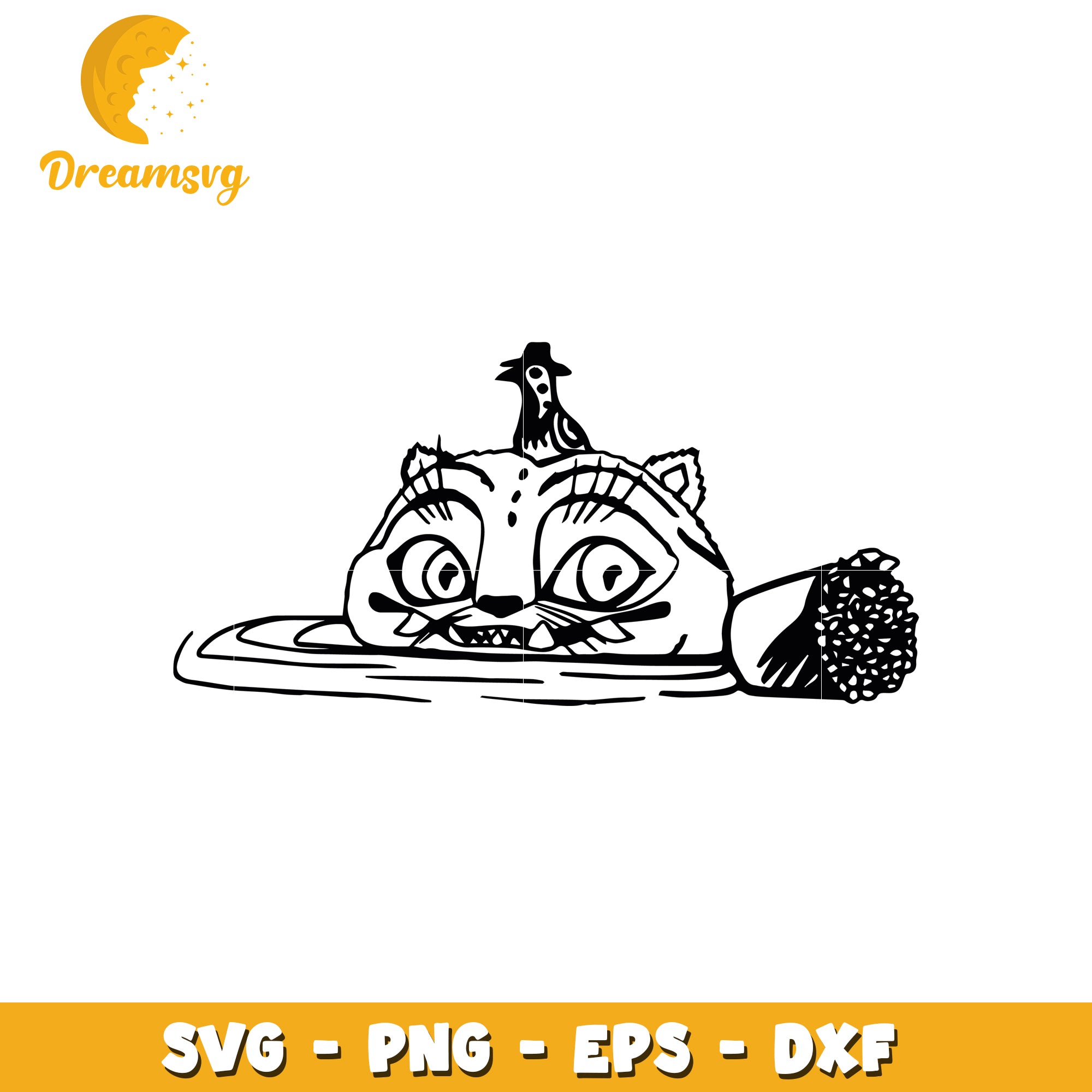 Derpy breaking the vase svg, huntrix derpy tiger svg, funny kpop tiger svg