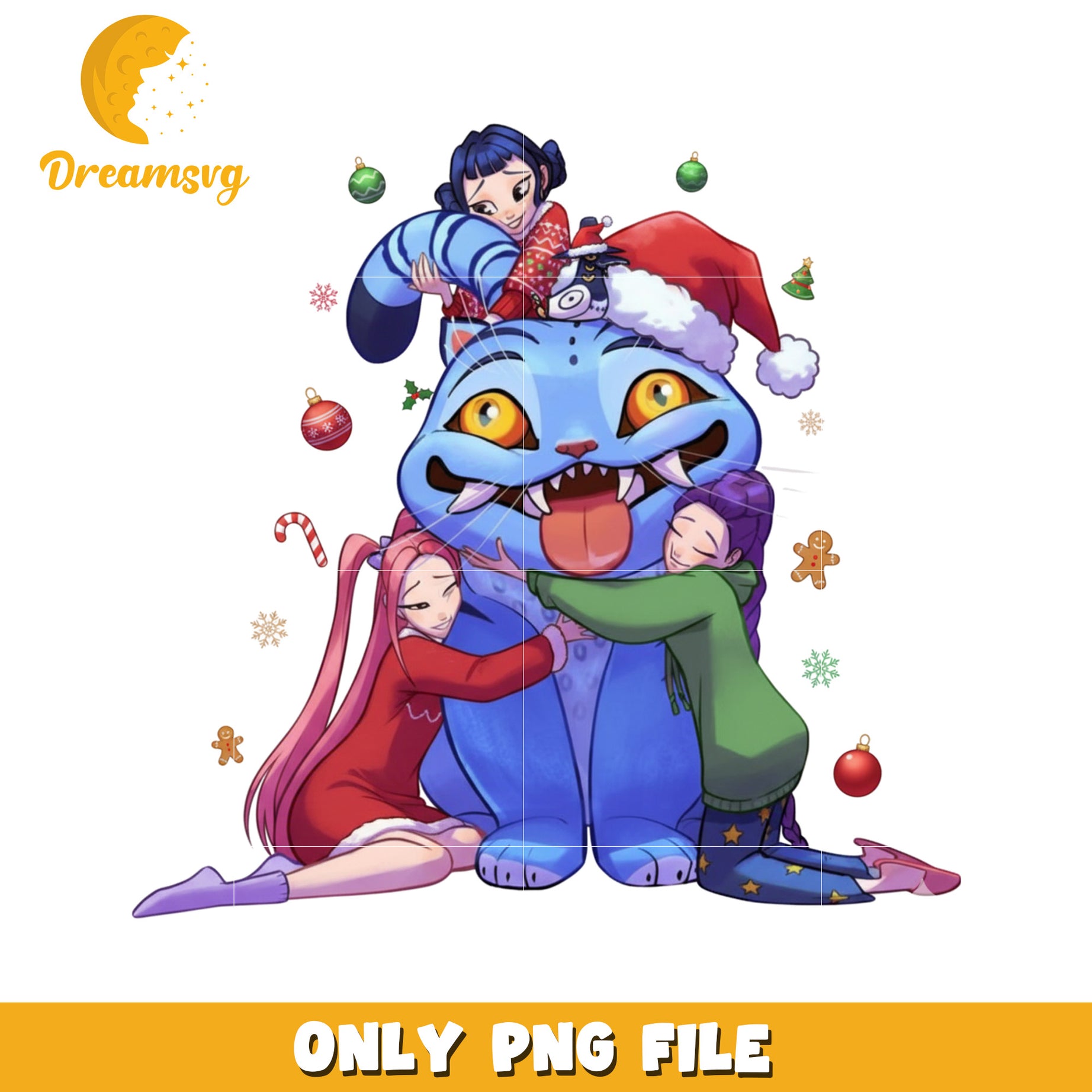 Derpy funny design png, netflix catoons png, christmas bell png