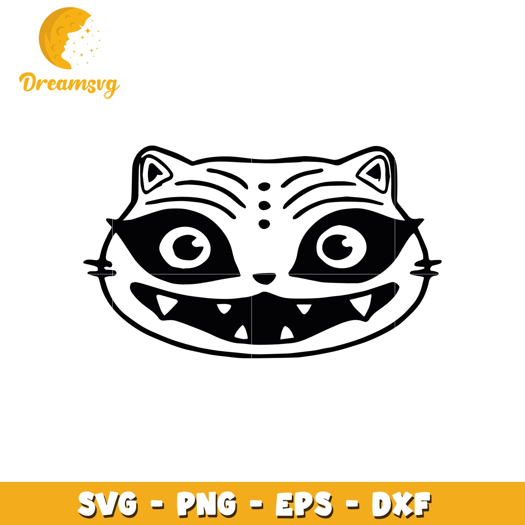 Derpy head svg, huntrix derpy tiger svg, funny kpop tiger svg