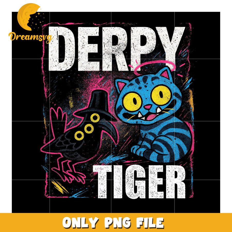 Derpy tiger png, love fighter aesthetic png, kpop hero png