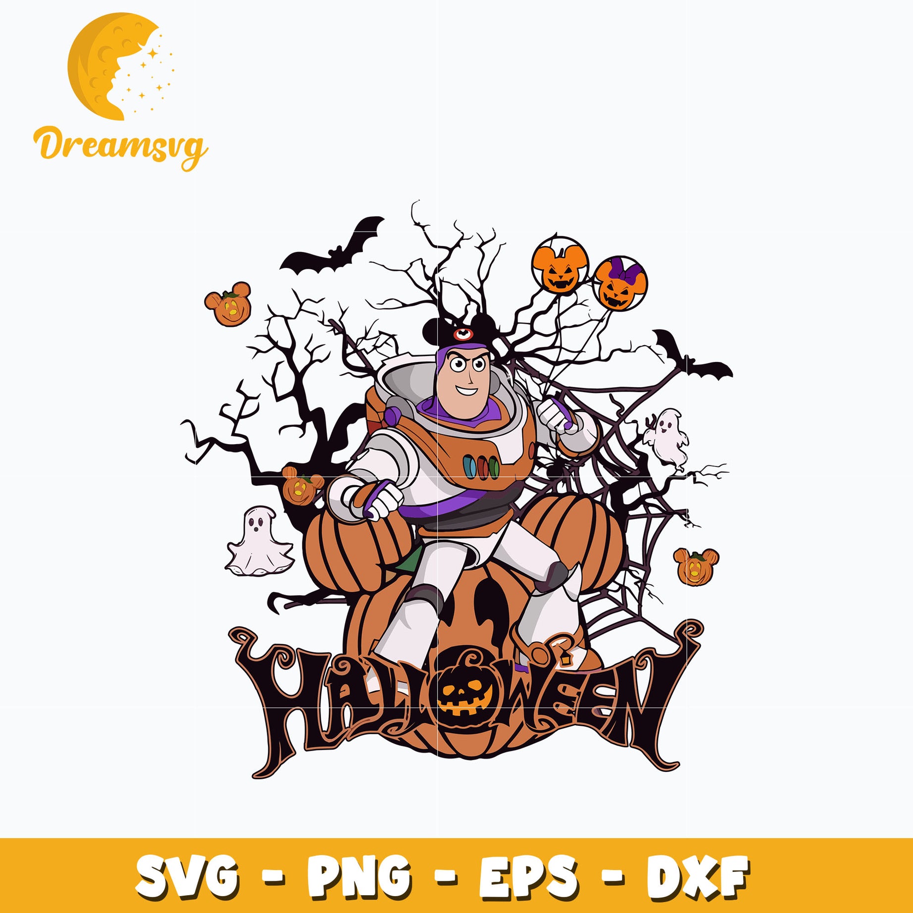 Buzz lightyear pumpkin Halloween svg