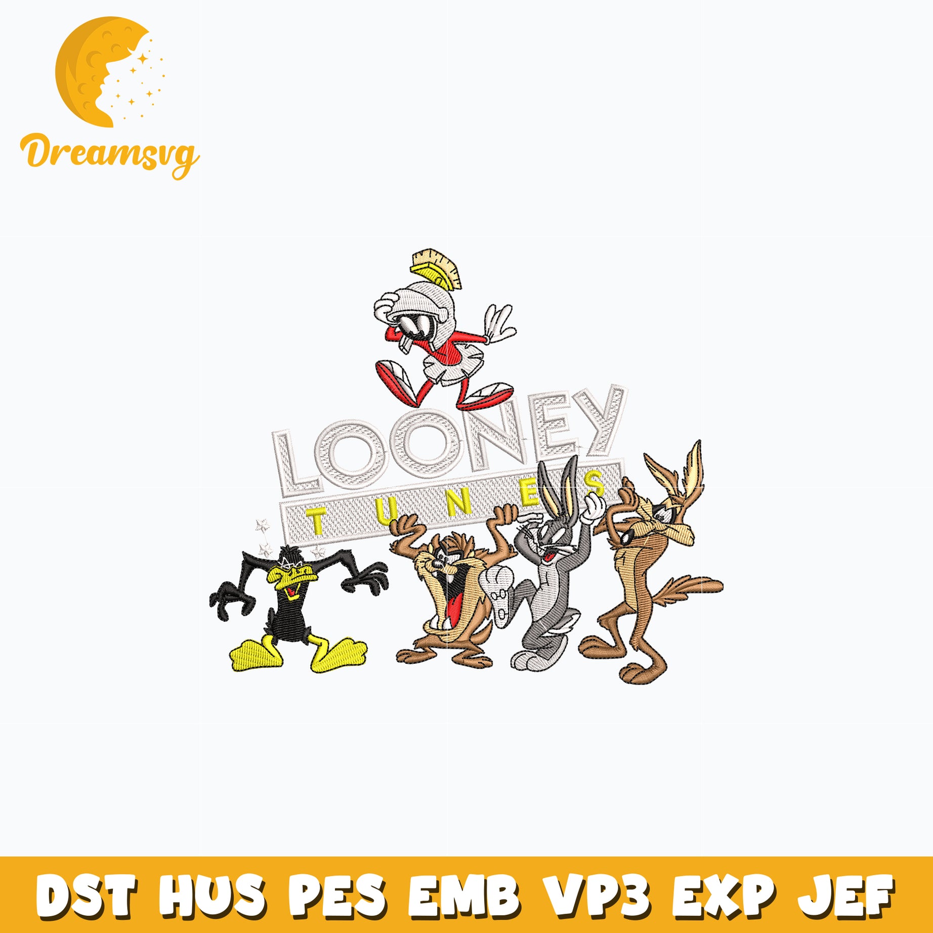 Looney Tunes embroidery design