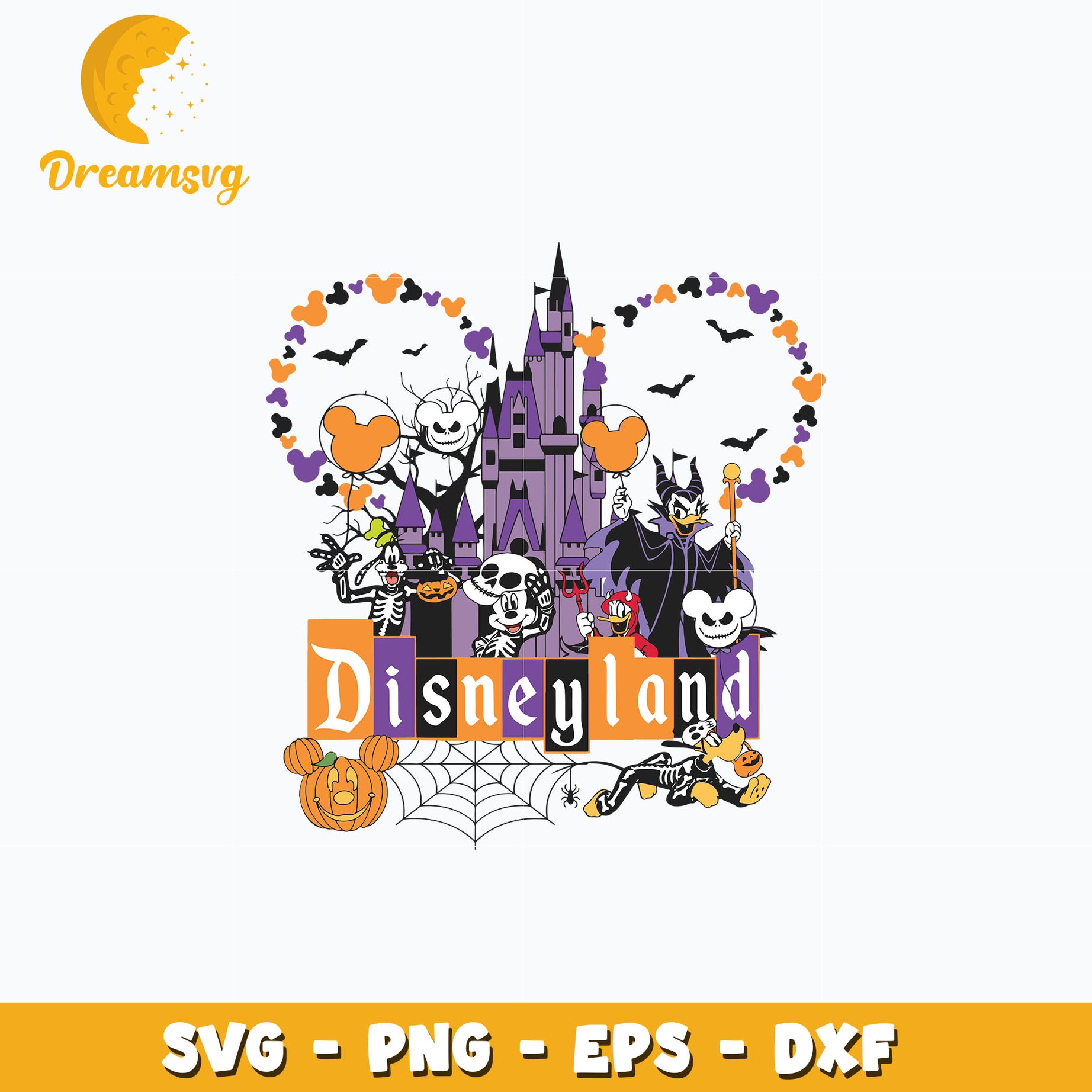 Disneyland Halloween design svg