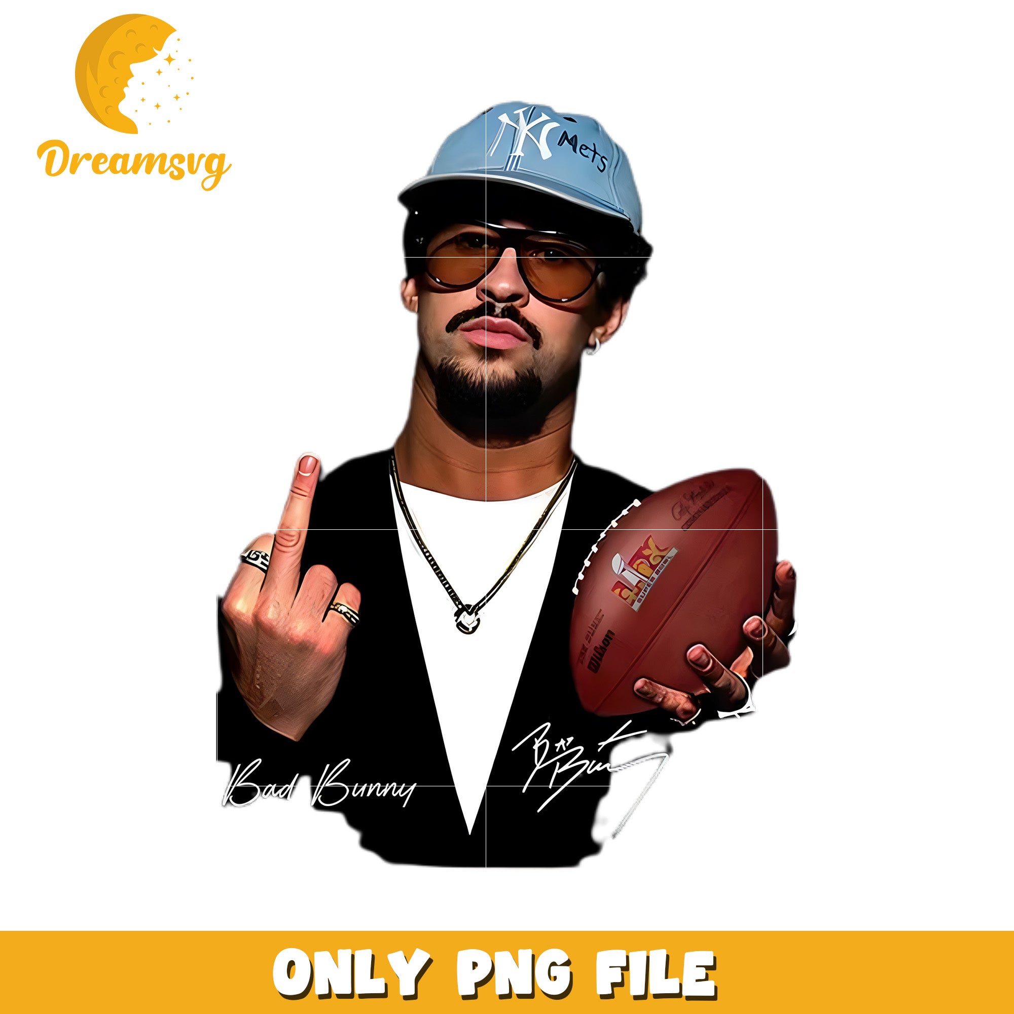 Design of bad bunny png, bad bunny vibes png, puerto rico artist​ png