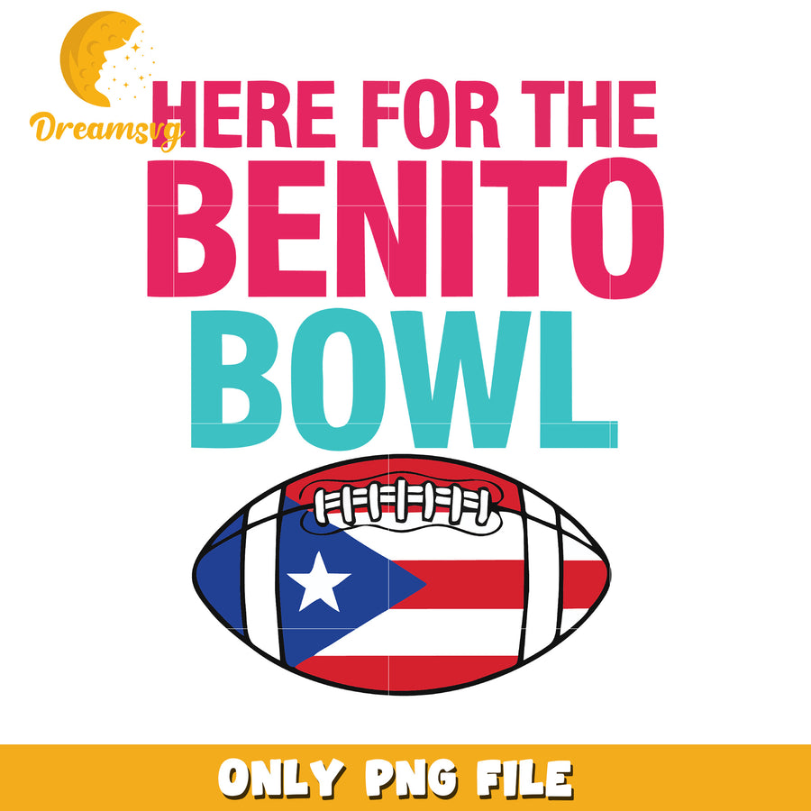 Design of benito bowl png, puerto rico nfl png, puerto rico flag png