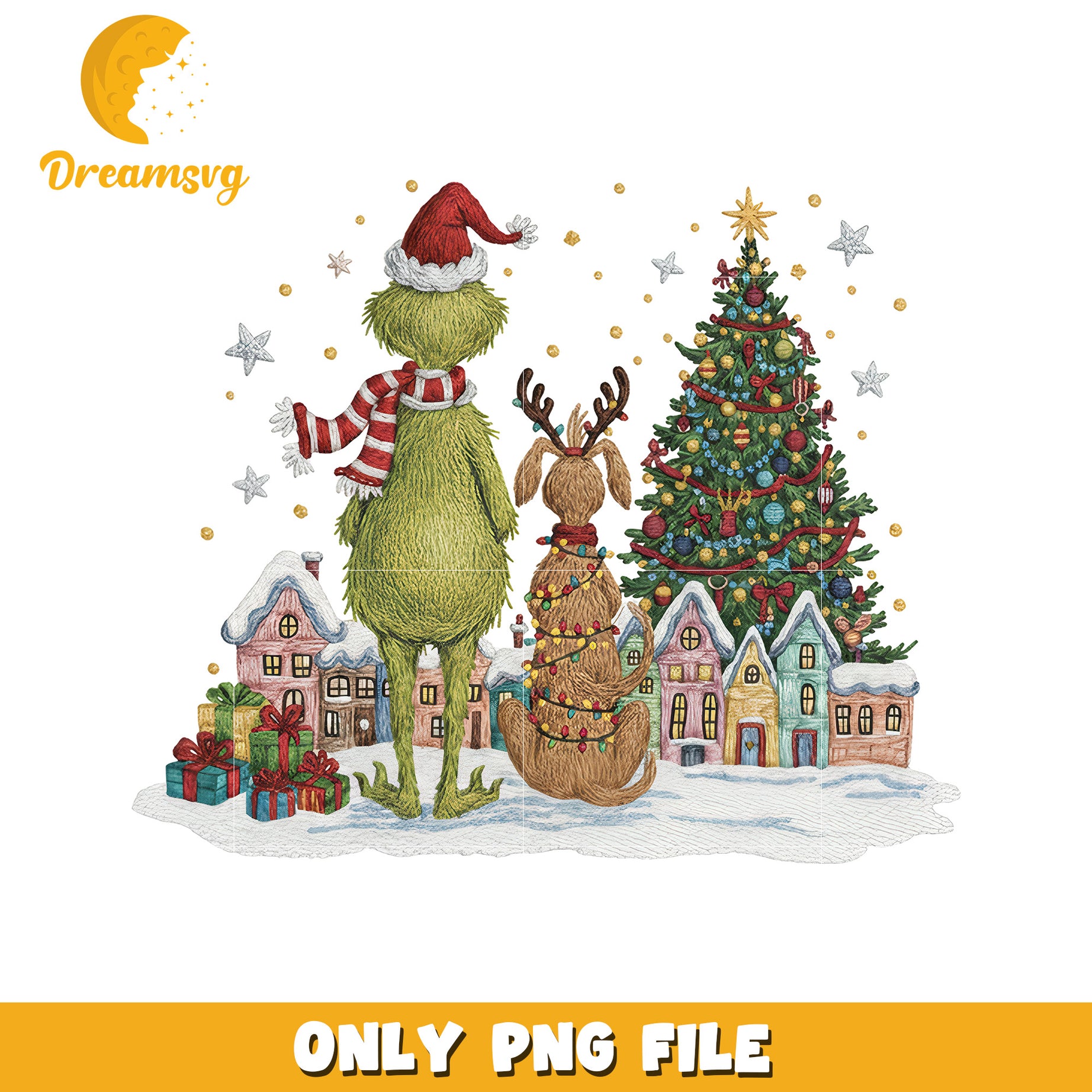 Design of christmas grinch png, grinchy png, spirit christmas png