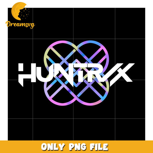 Design of huntrix logo png, cartoon fighter png, kpop hero team png