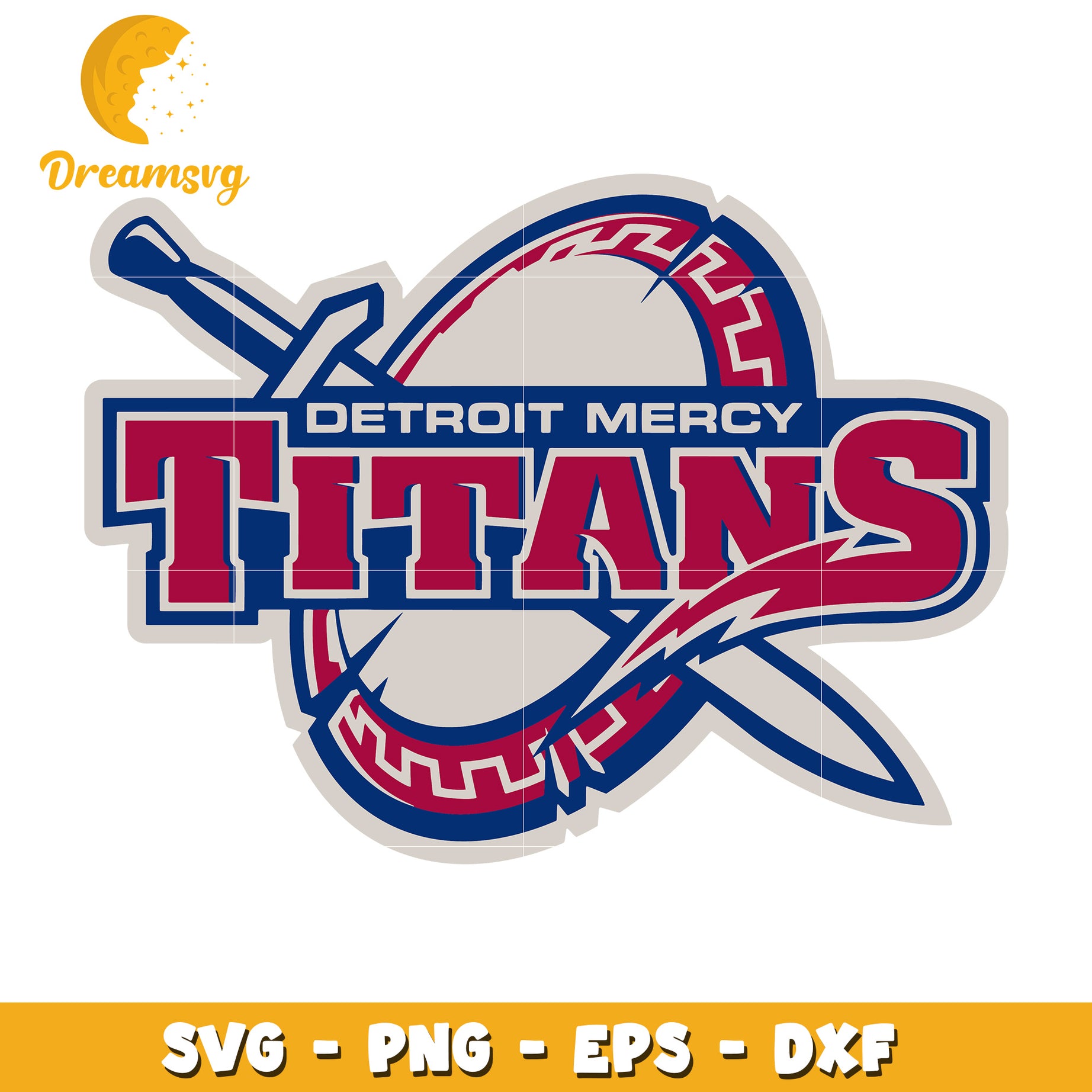 Detroit Mercy Titans SVG PNG EPS DXF