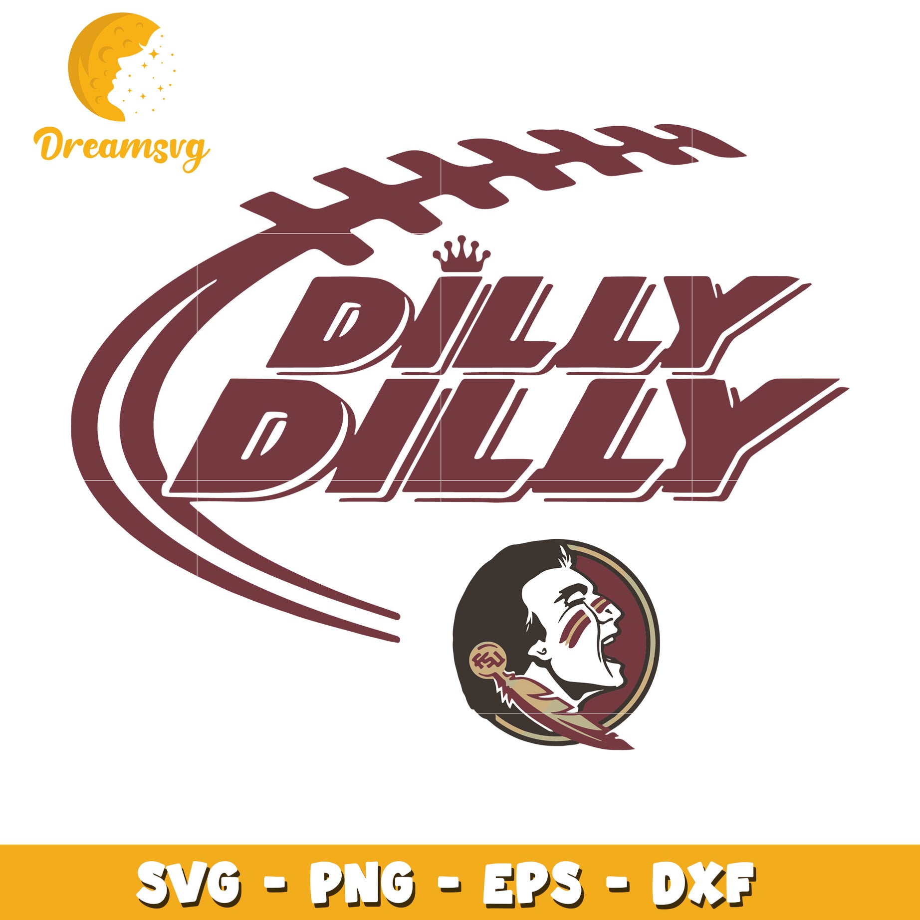 Dilly Dilly Football SVG Design Perfect for Team Spirit Gear