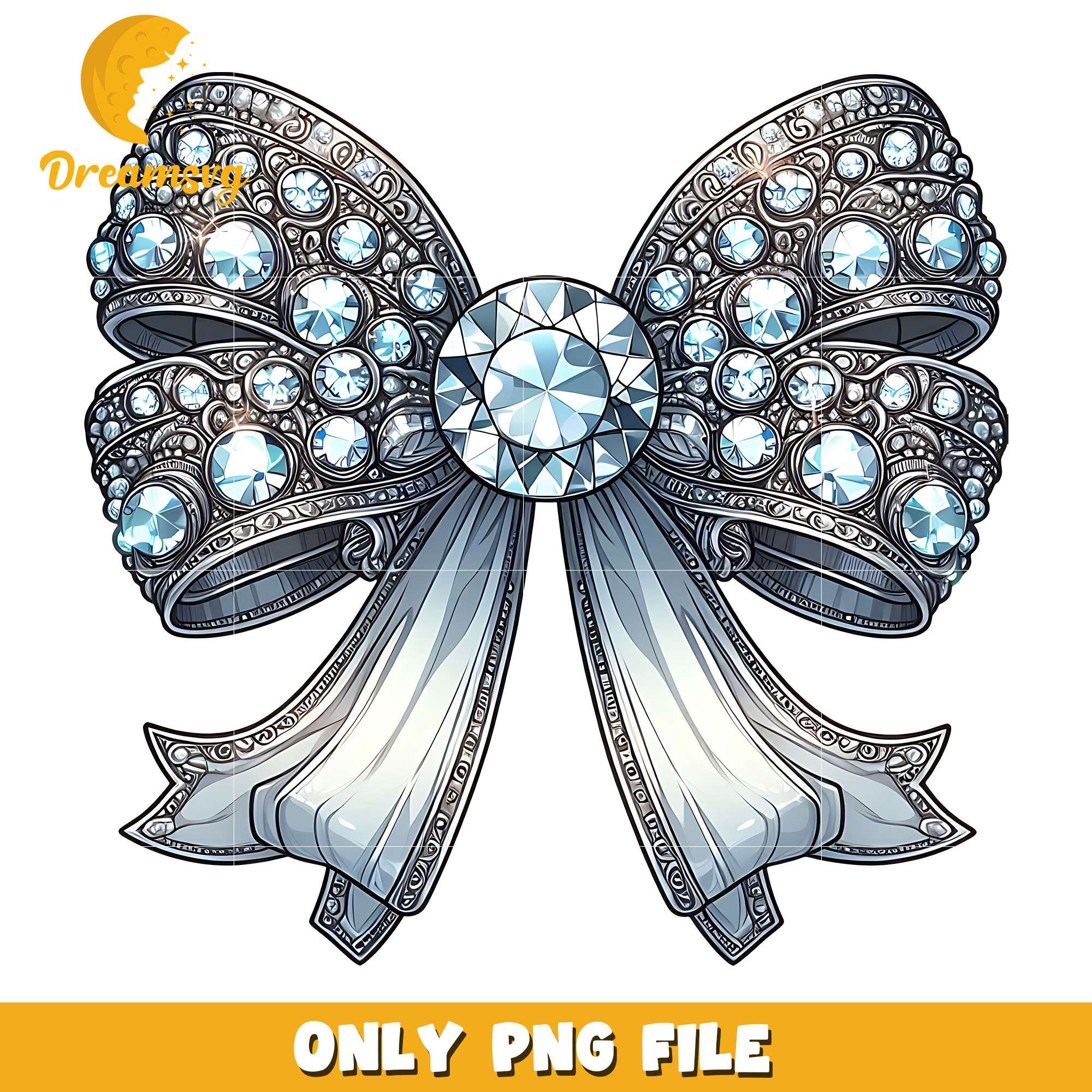 Dimond bow christmas decorate png, christams bow png, christmas png
