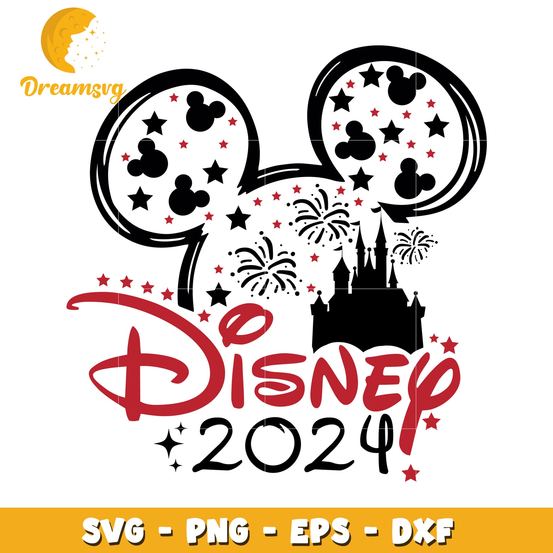 Disney 2024 SVG PNG EPS DXF Cut File