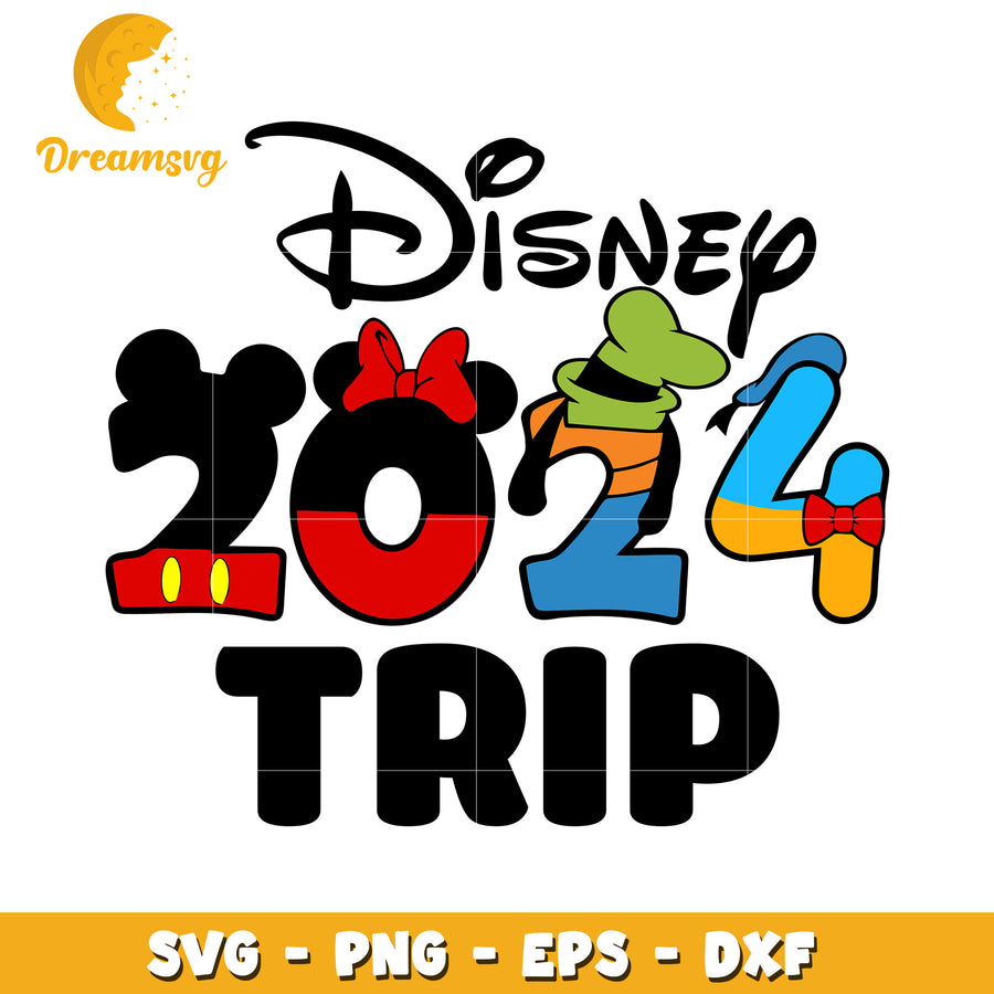 Disney 2024 Trip SVG PNG EPS DXF