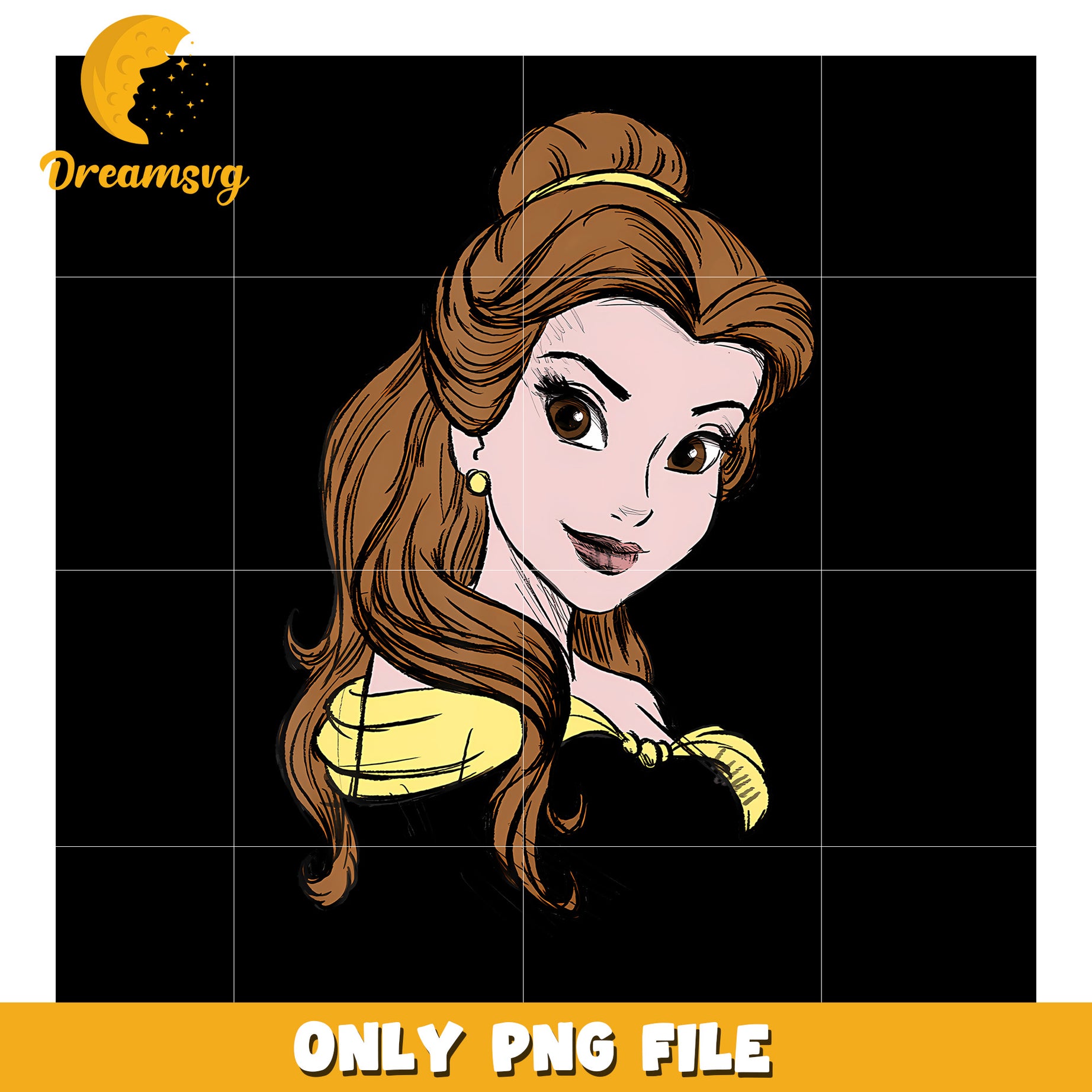 Disney Beauty And The Beast Belle png, halloween season png, halloween era png