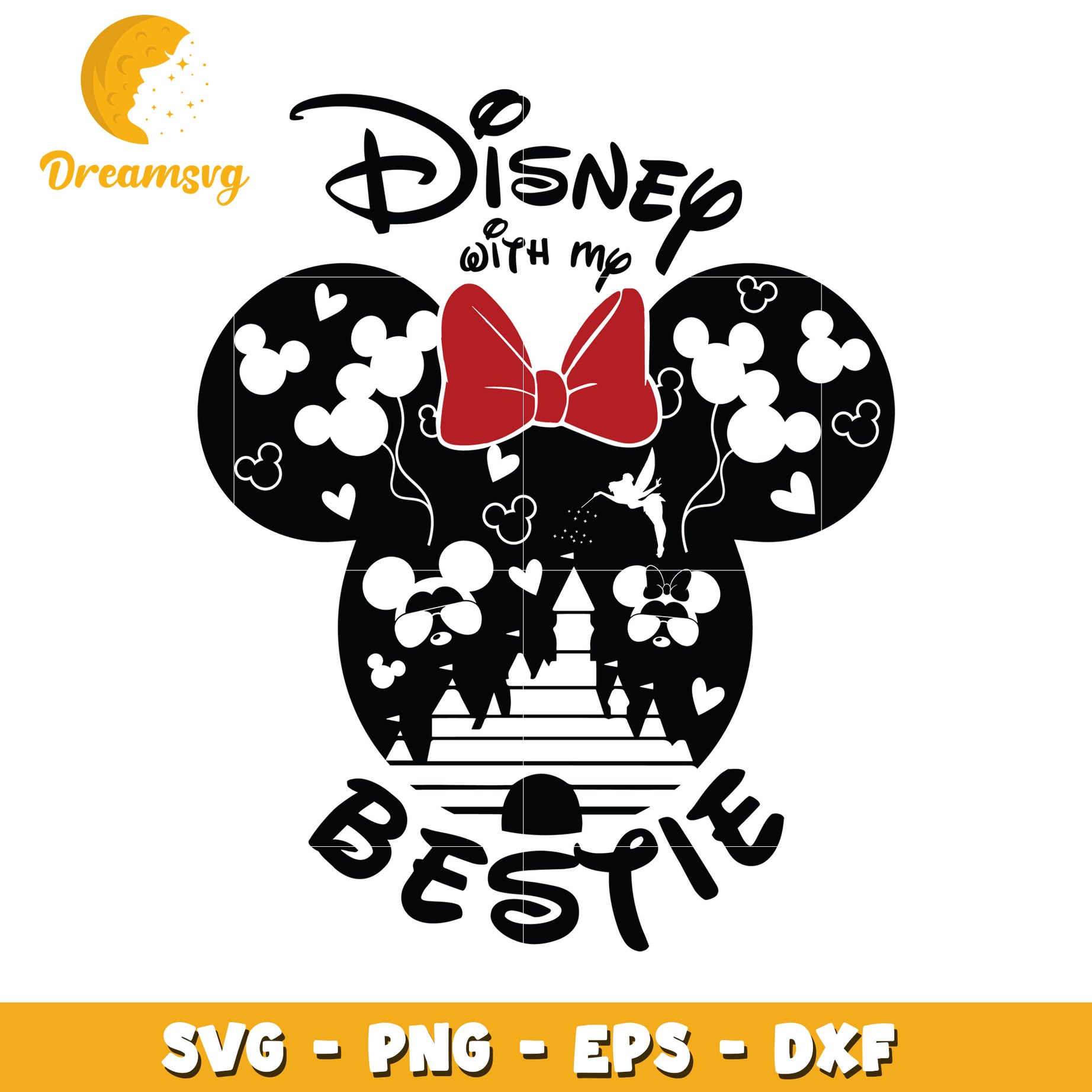 Disney Best Friend SVG Cut File