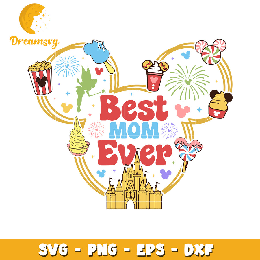 Disney Best Mom Ever SVG Cut File