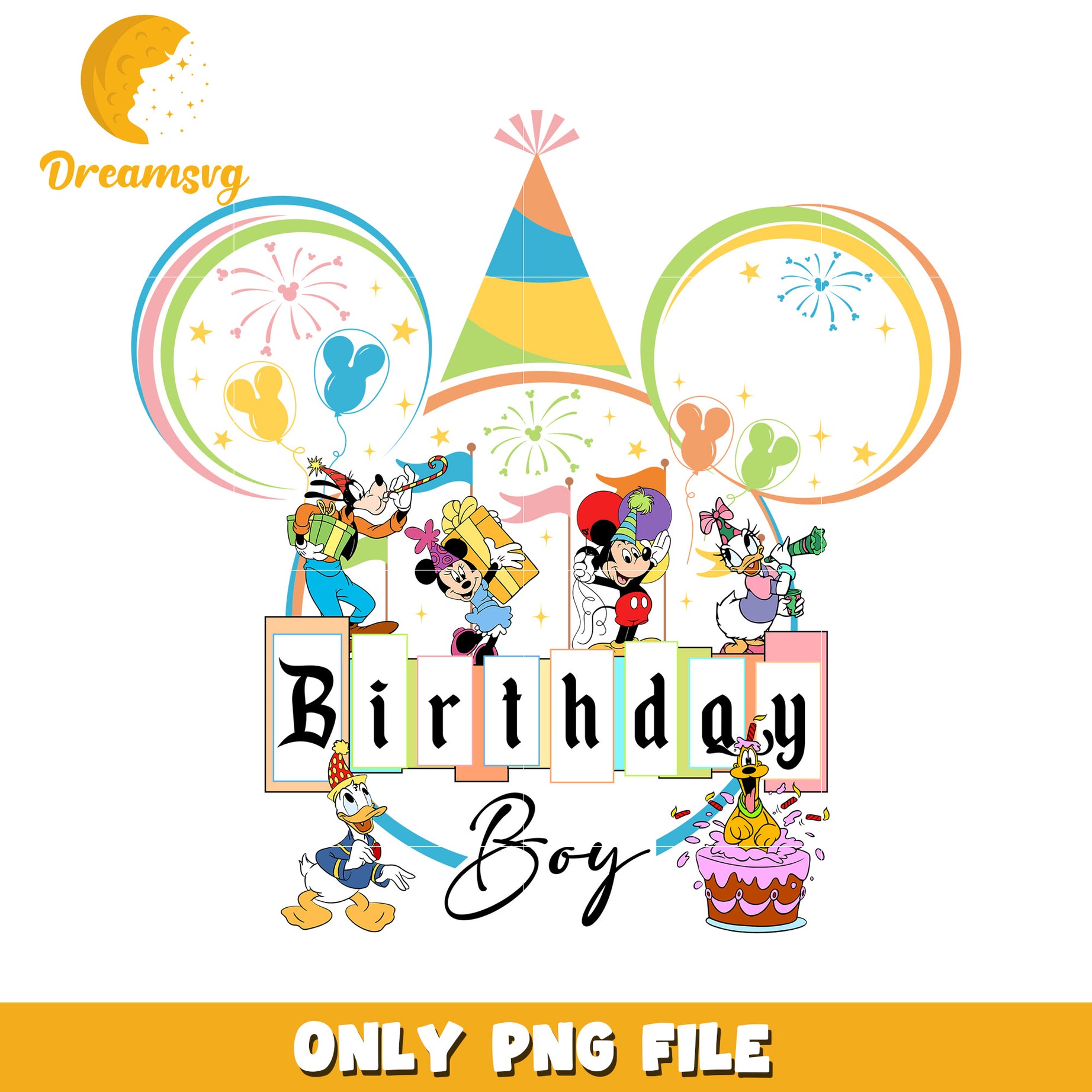Disney Birthday Boy PNG Image