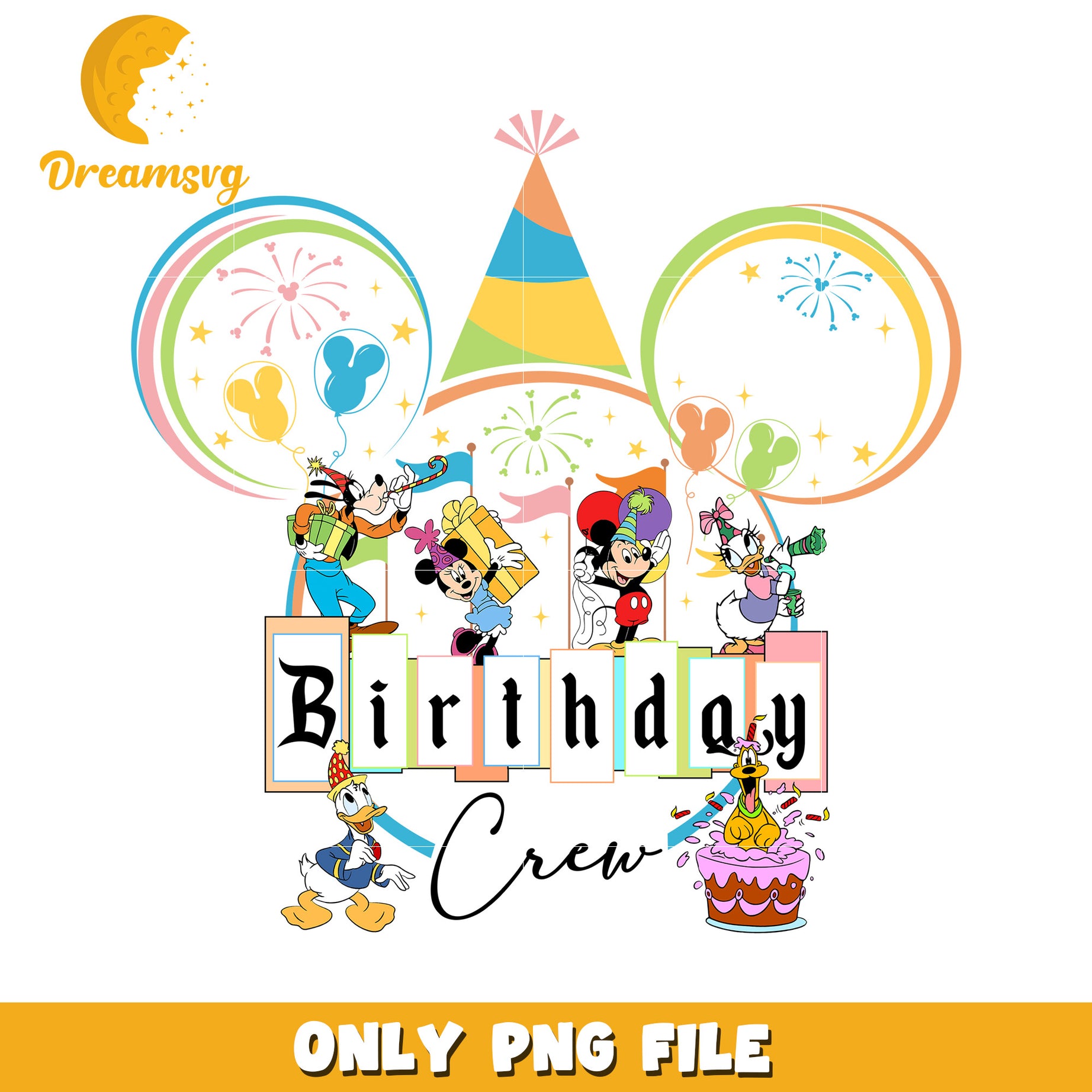 Disney Birthday Crew PNG