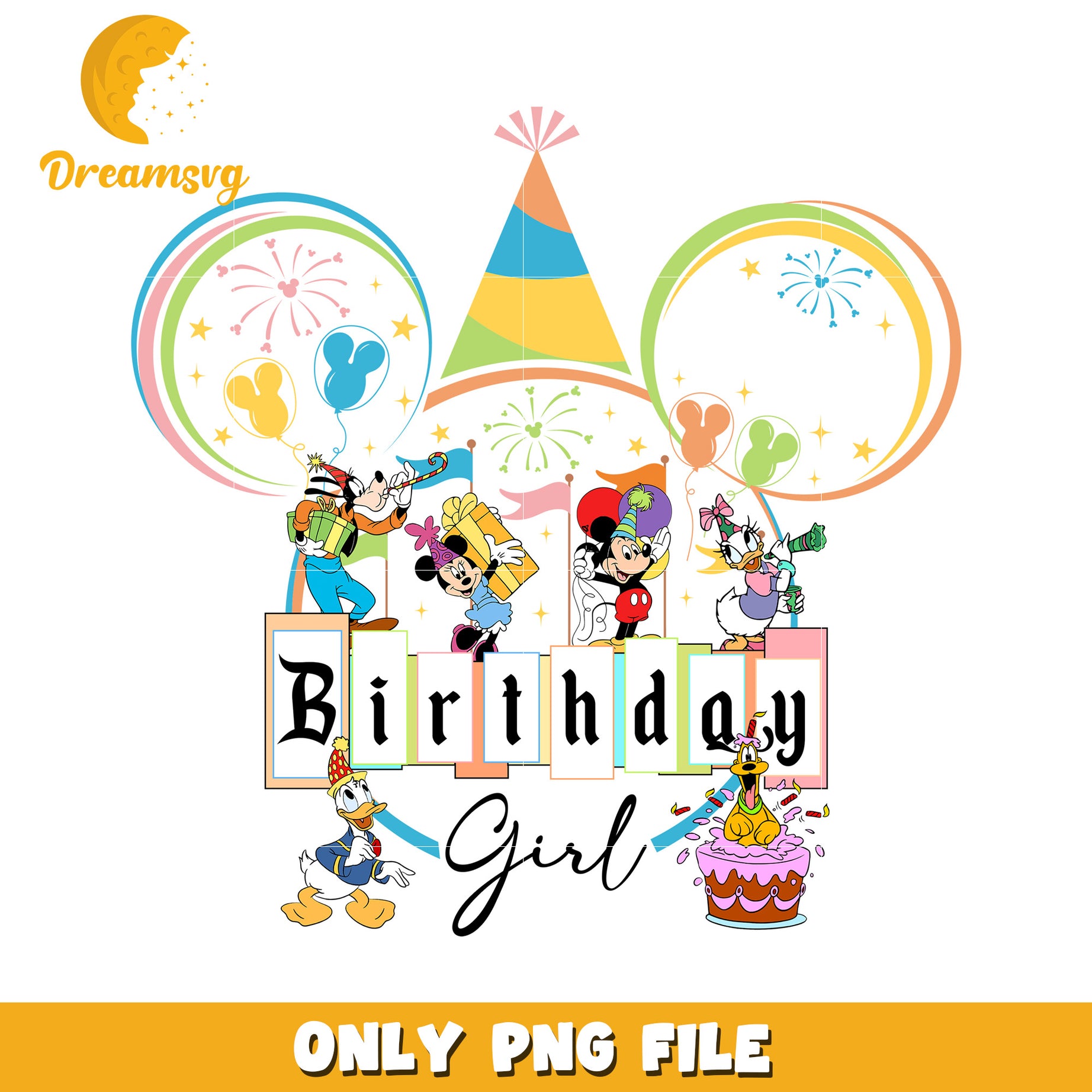 Disney Birthday Girl PNG