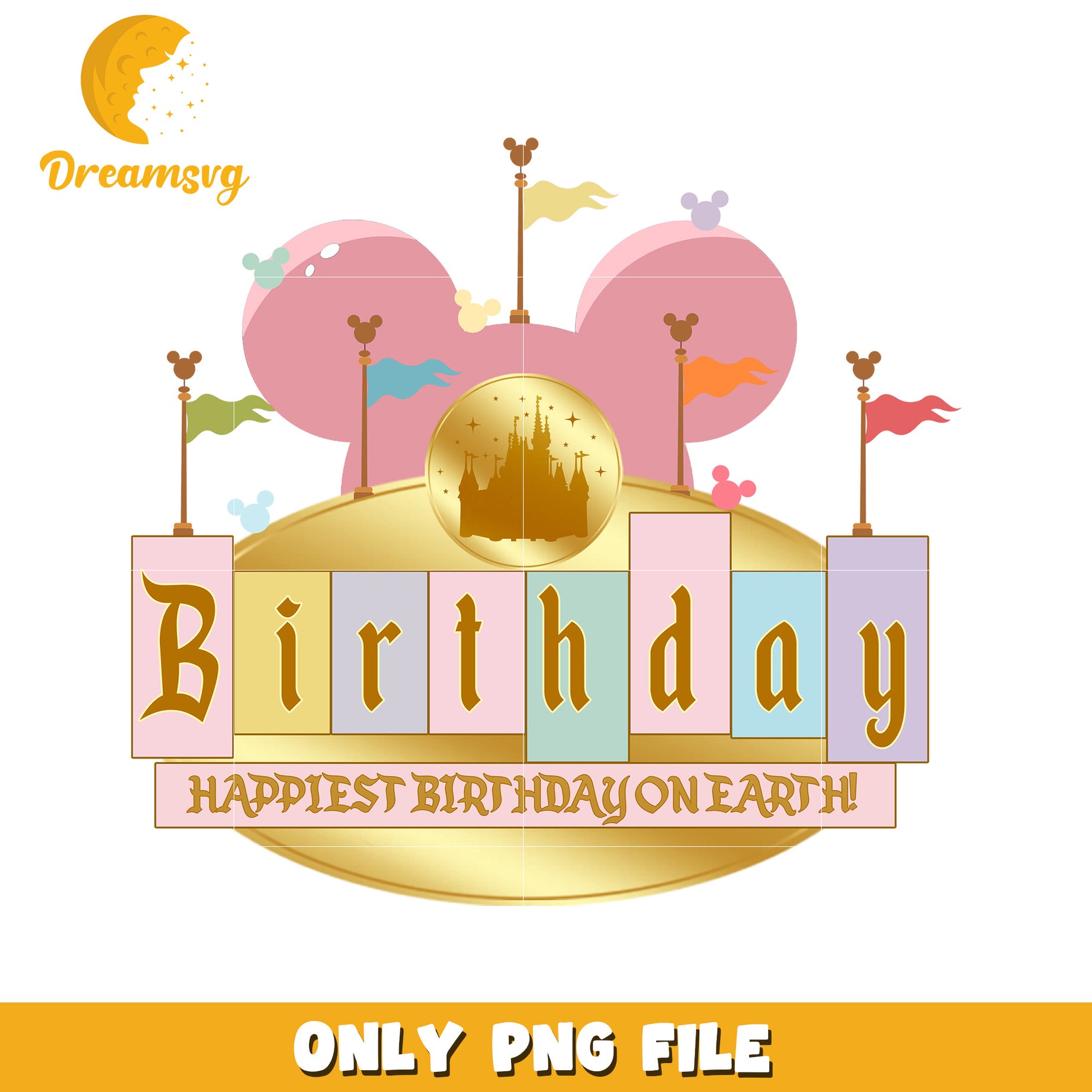 Disney Birthday PNG Printable
