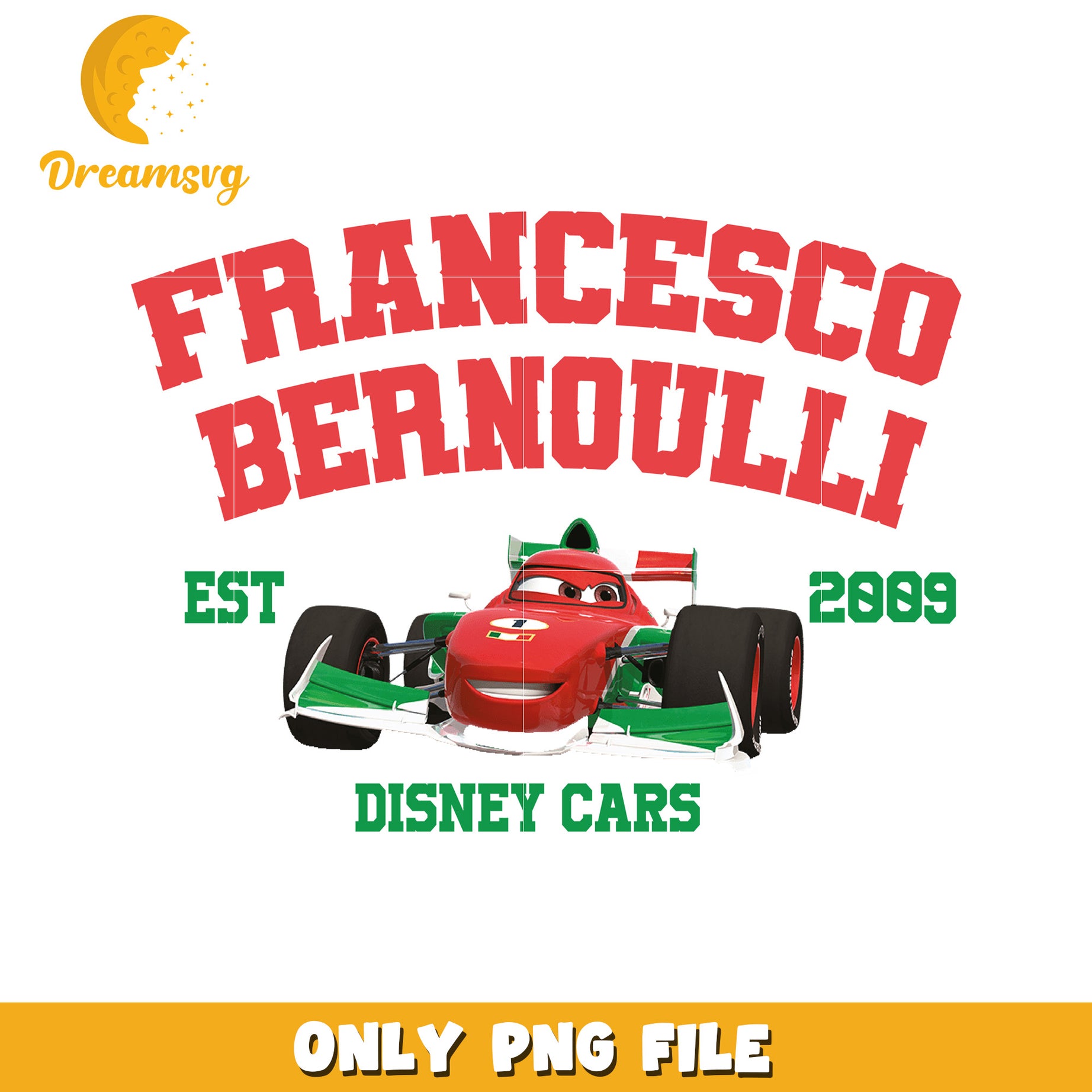 Disney Cars Francesco Bernoulli PNG