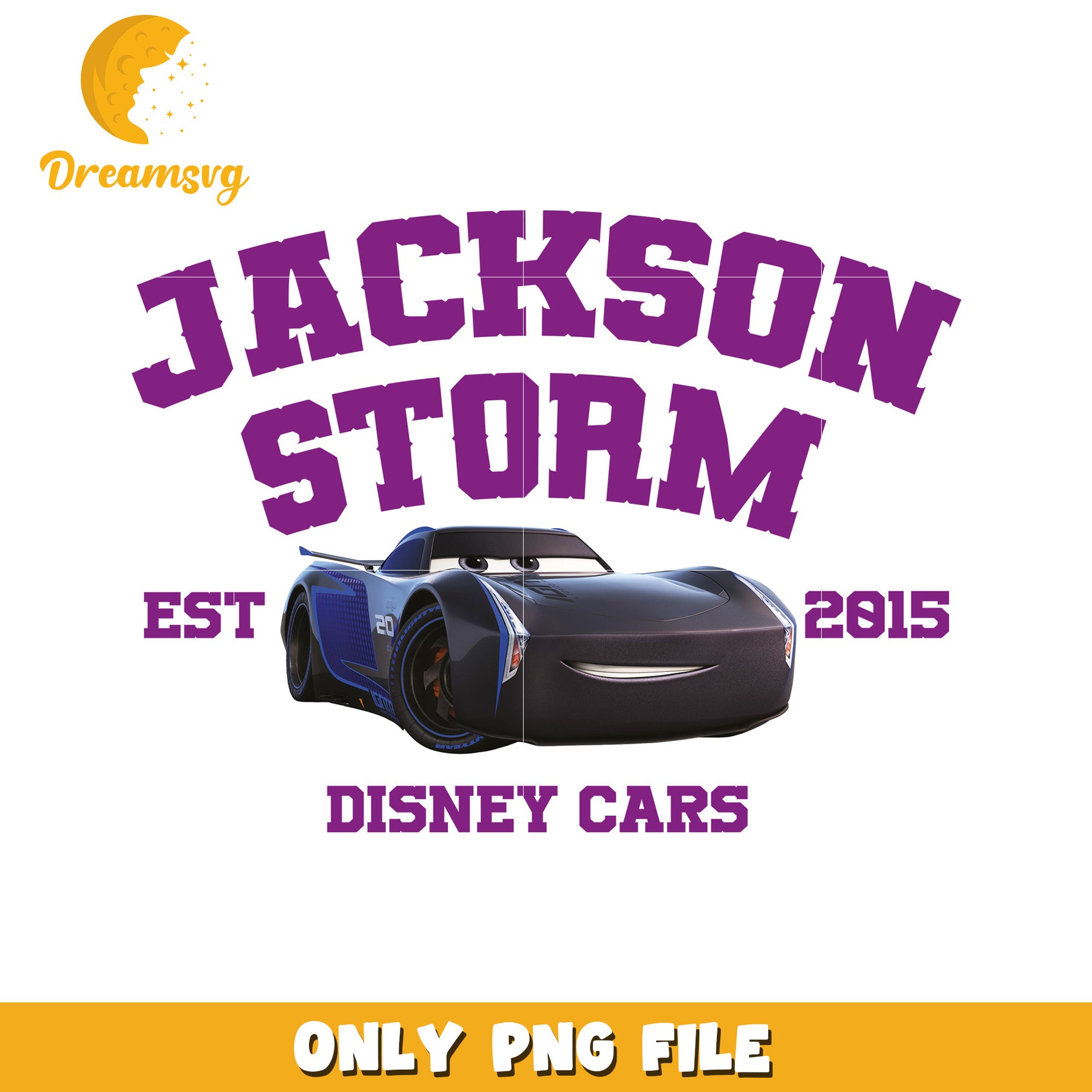 Disney Cars Jackson Storm PNG