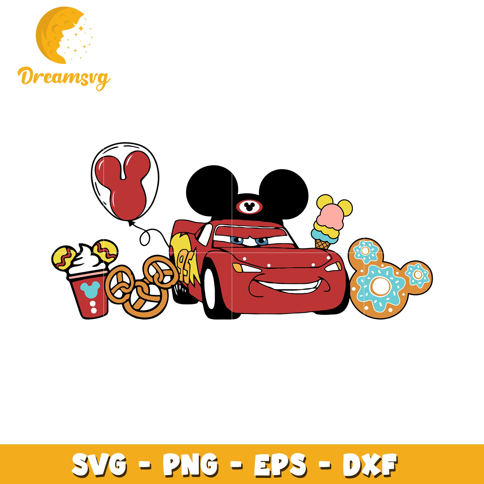 Disney Cars SVG Bundle Mickey Treats