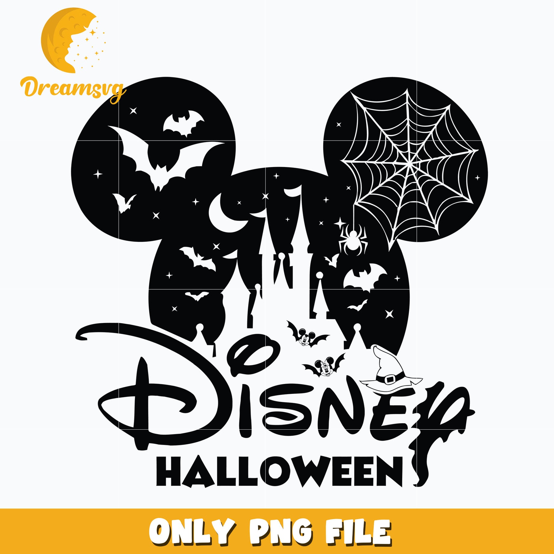 Disney Castle Mickey Mouse halloween png