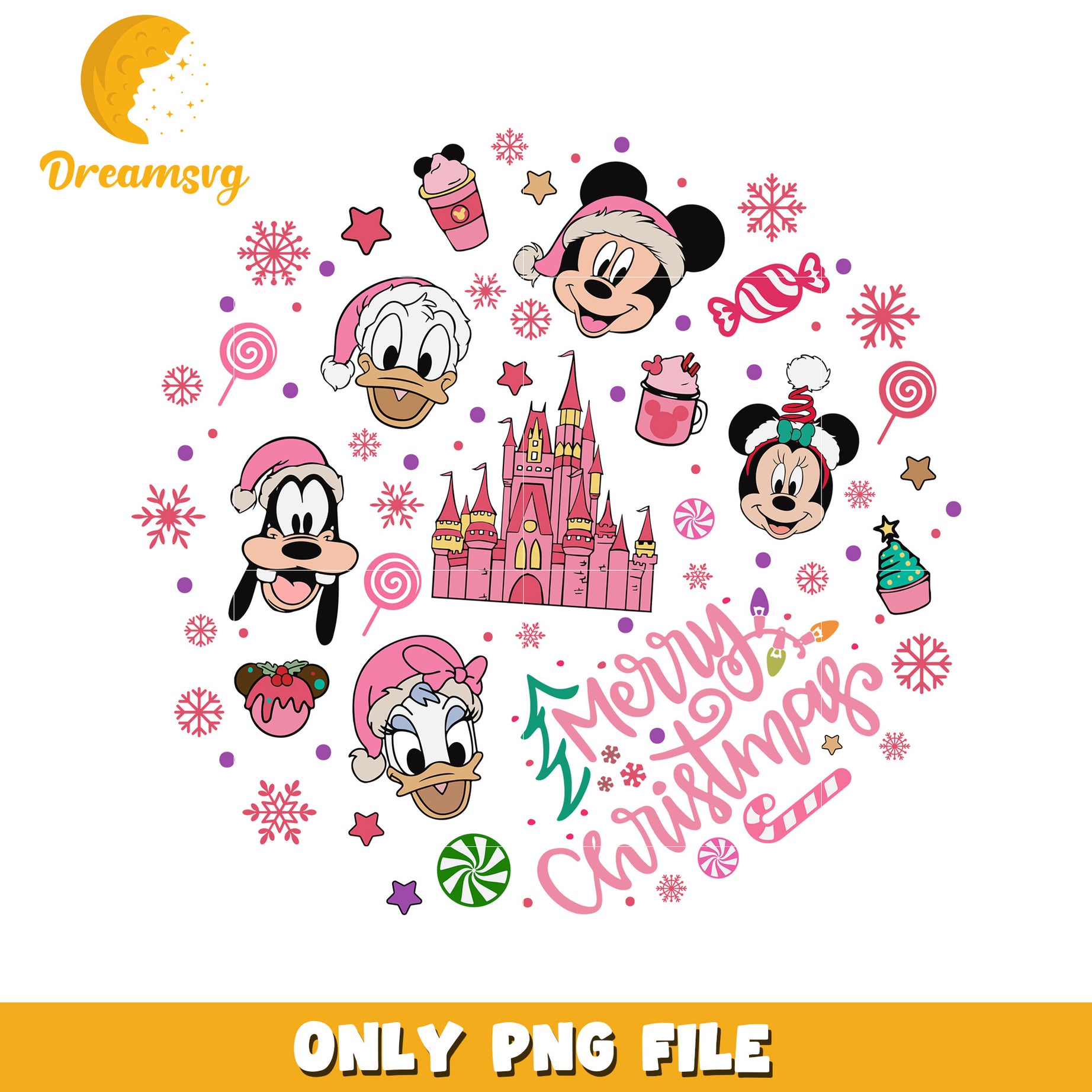 Disney Christmas PNG Design