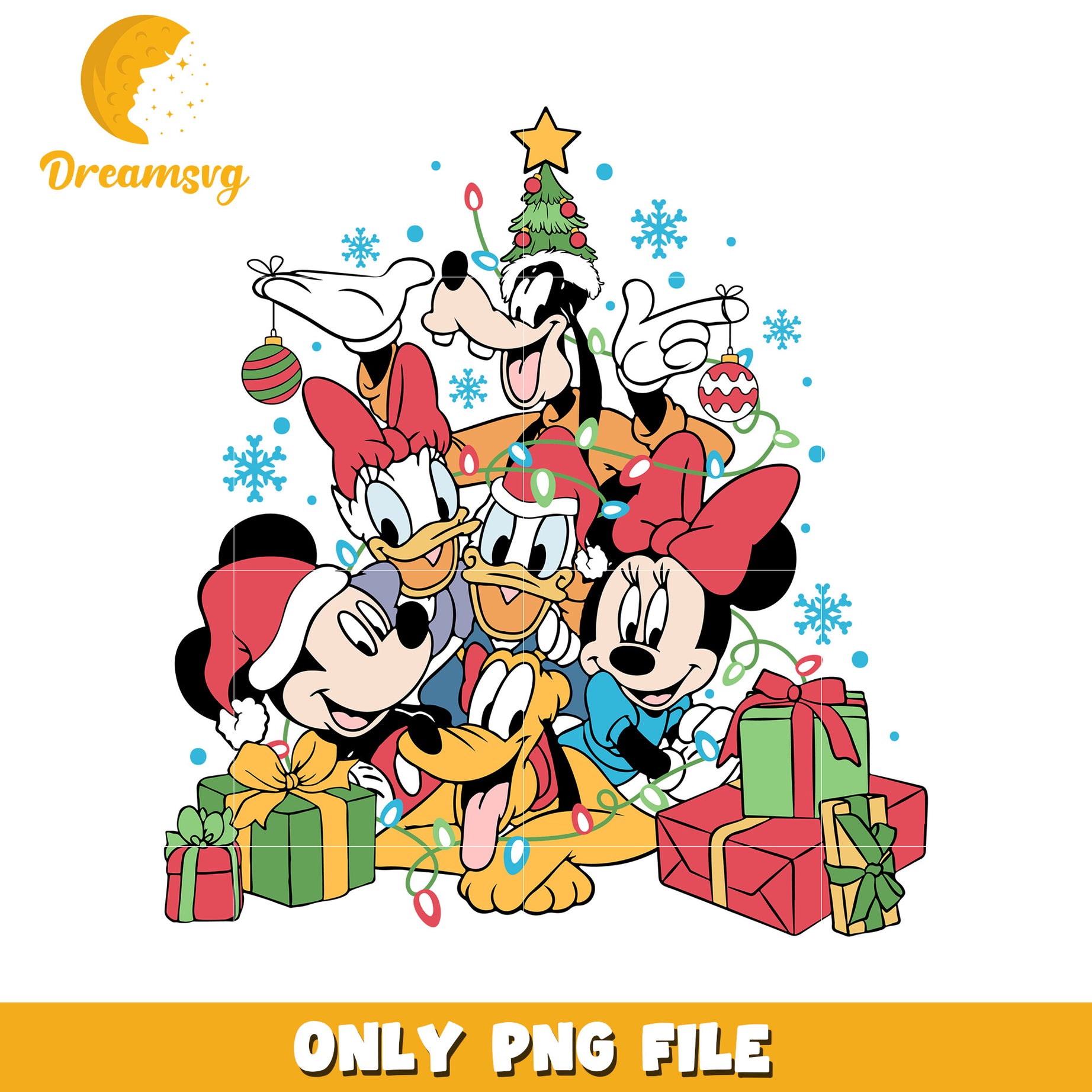 Disney Christmas PNG Friends Clipart