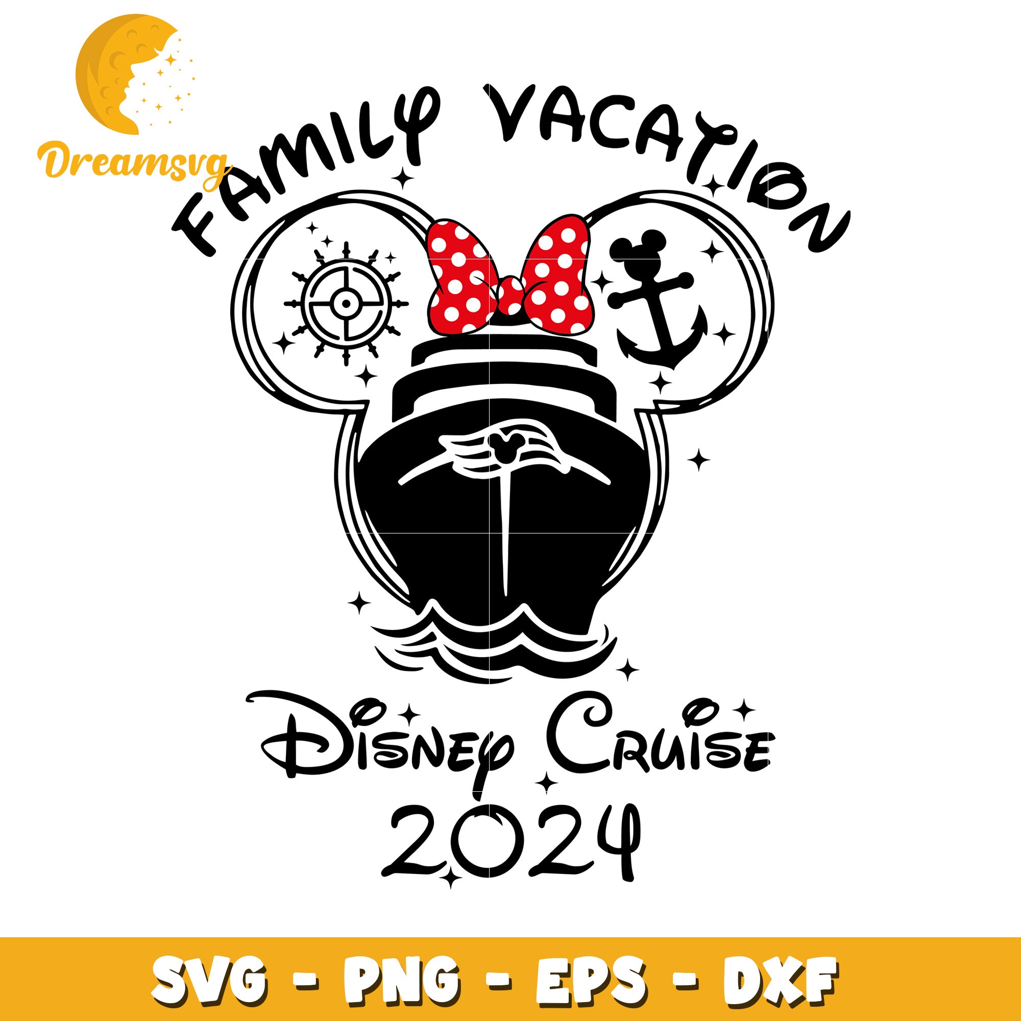 Disney Cruise Family Vacation SVG 2024