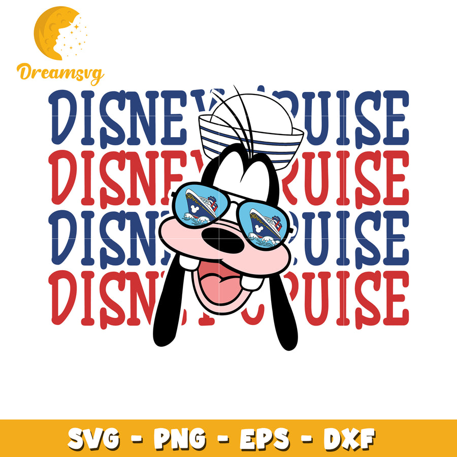 Disney Cruise Goofy SVG Design for Fun Summer Adventures