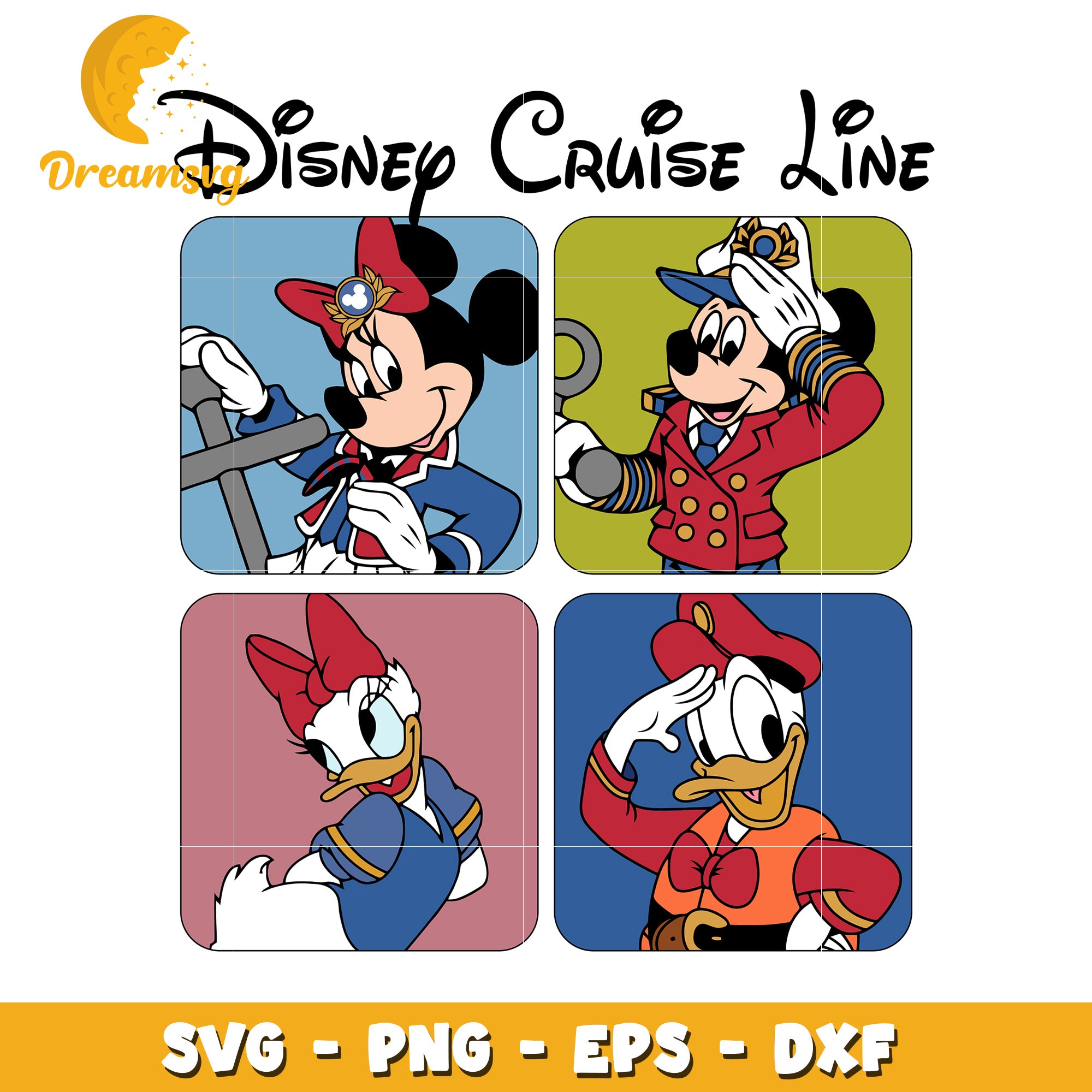 Disney Cruise Line SVG PNG EPS DXF