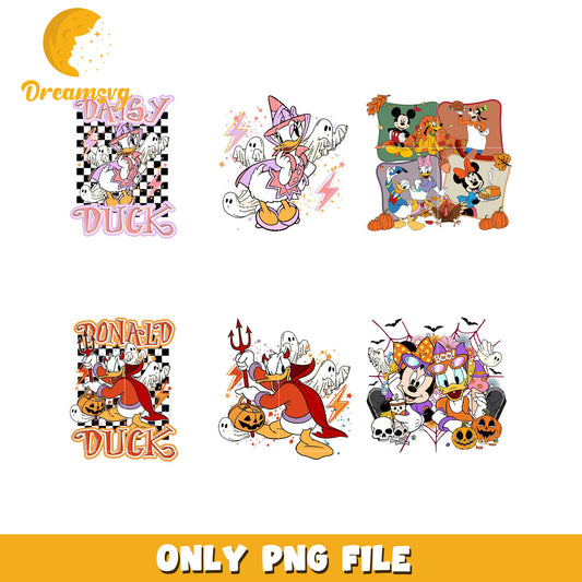 Disney Duck Halloween PNG Bundle for Crafts and Projects