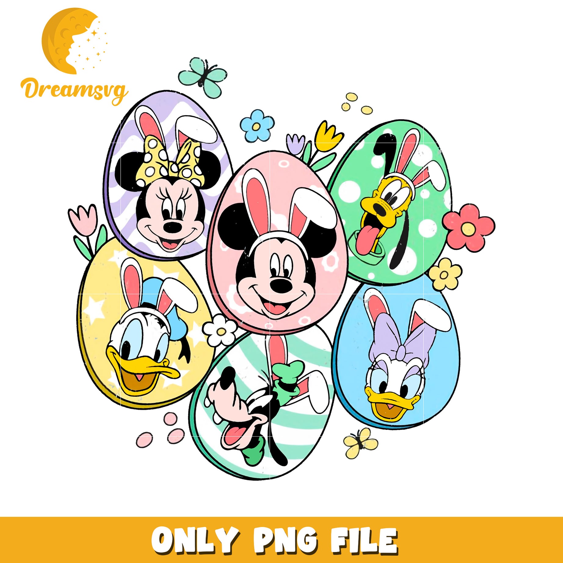 Disney Easter Eggs PNG Clipart