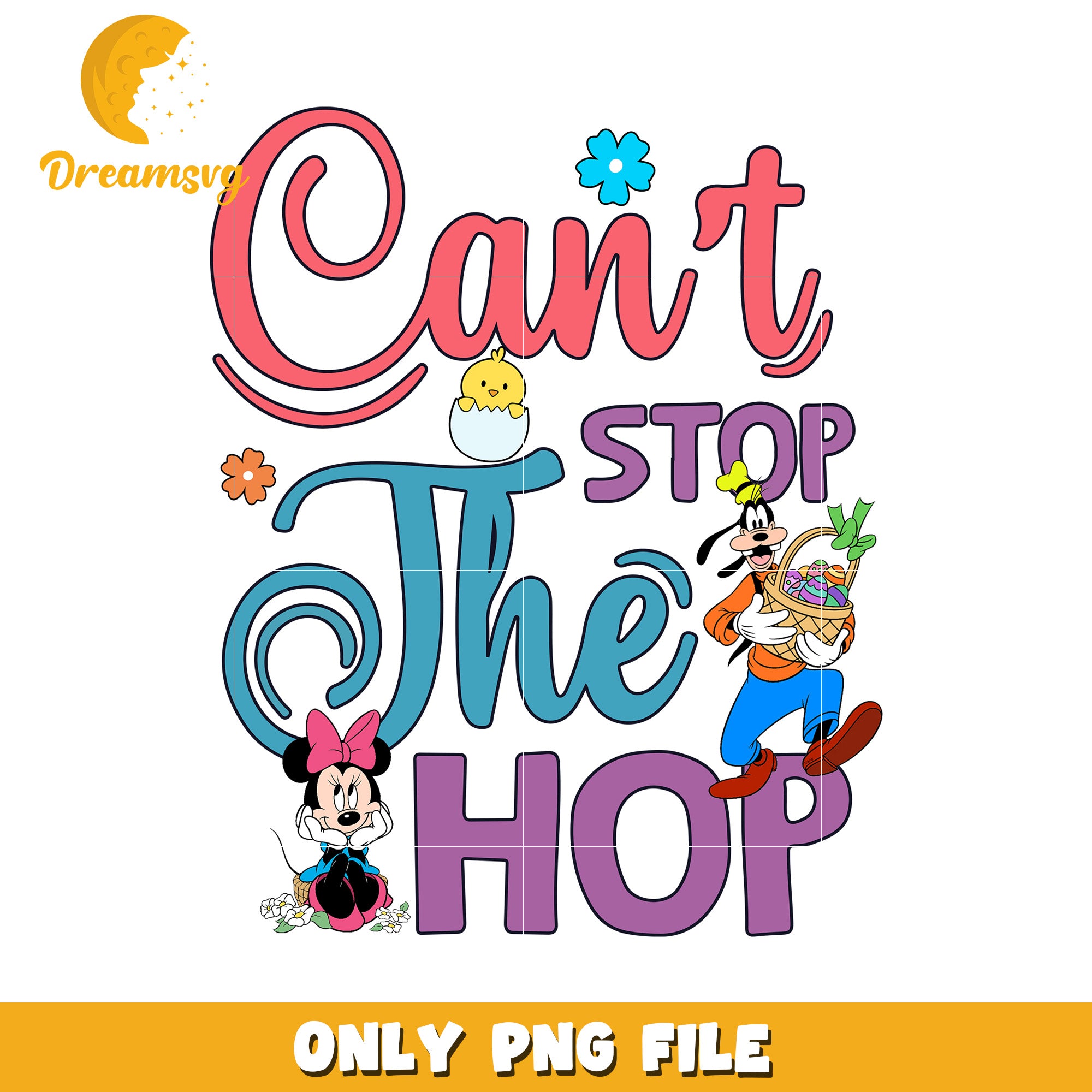 Disney Easter PNG Cant Stop the Hop
