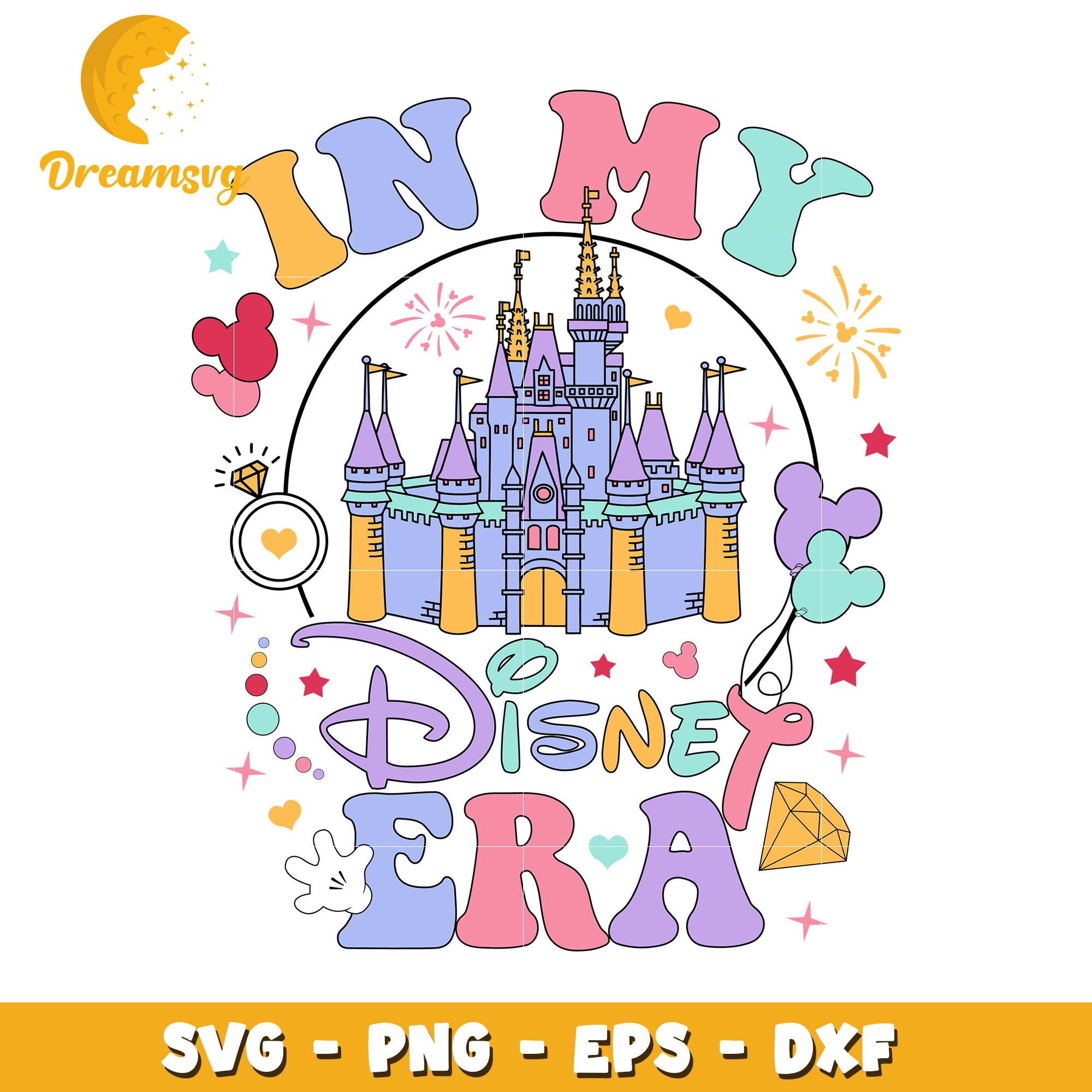 Disney Era SVG Cut File PNG EPS DXF