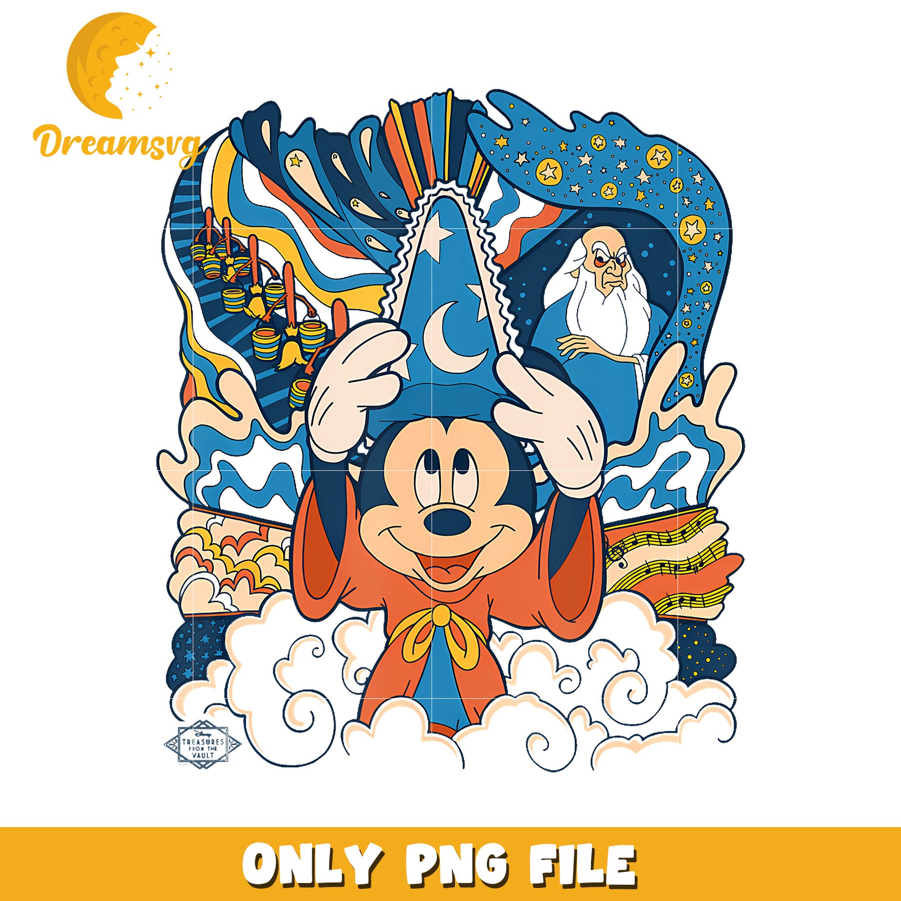 Disney Fantasia Mickey Mouse png, hilarious quotes png,  mickey png