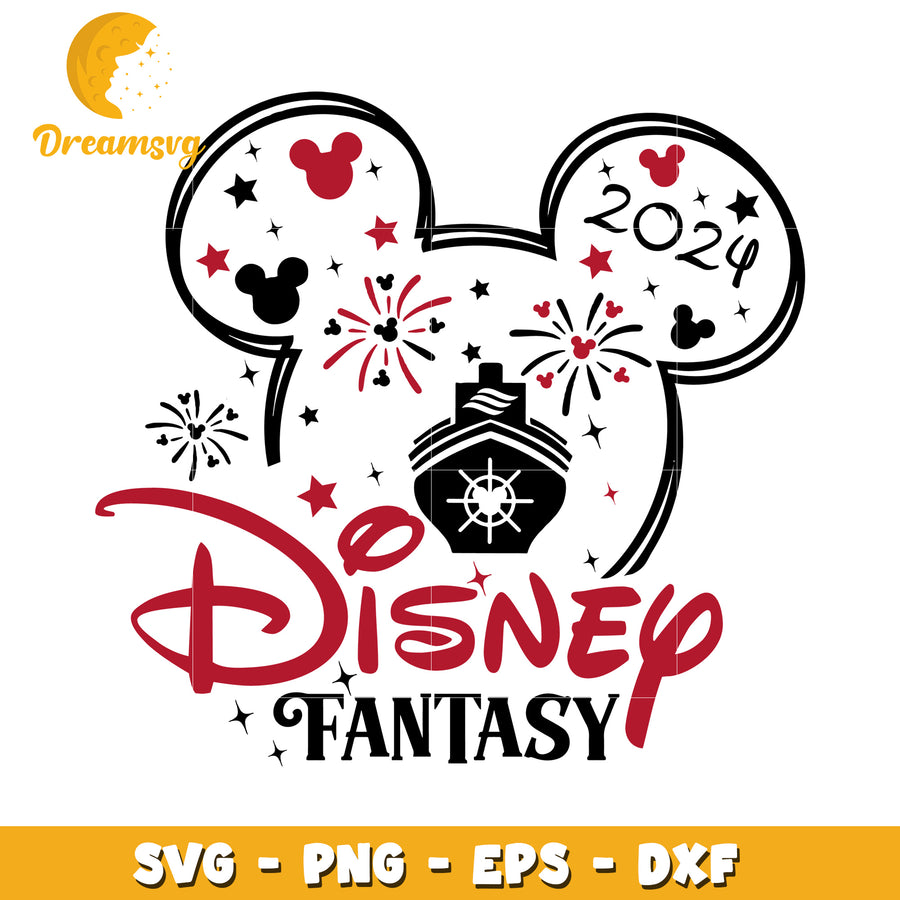 Disney Fantasy 2024 SVG PNG EPS DXF