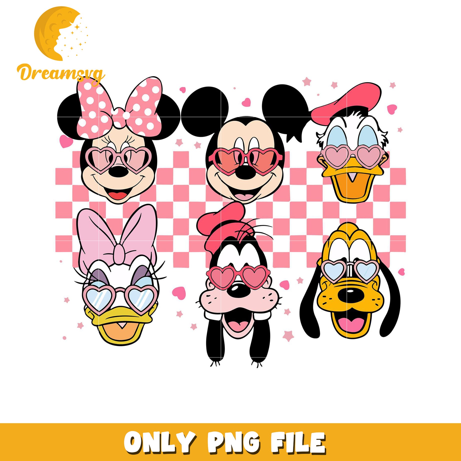 Disney Friends PNG Sunglasses