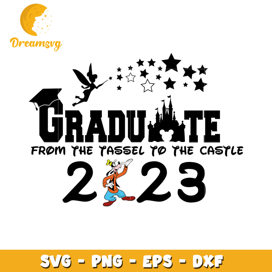Disney Graduation SVG 2023 Cut File