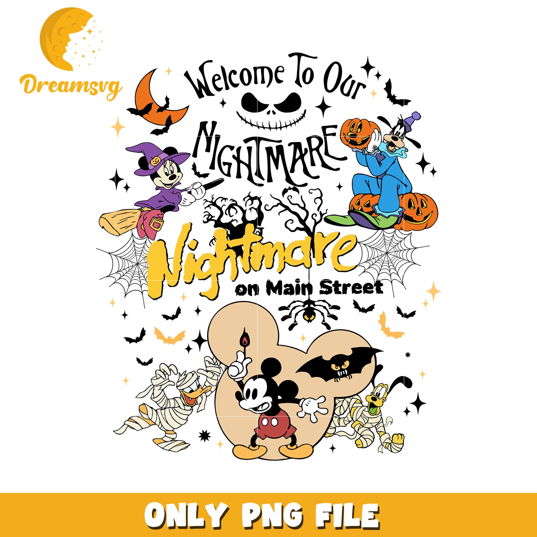 Disney Halloween Nightmare PNG