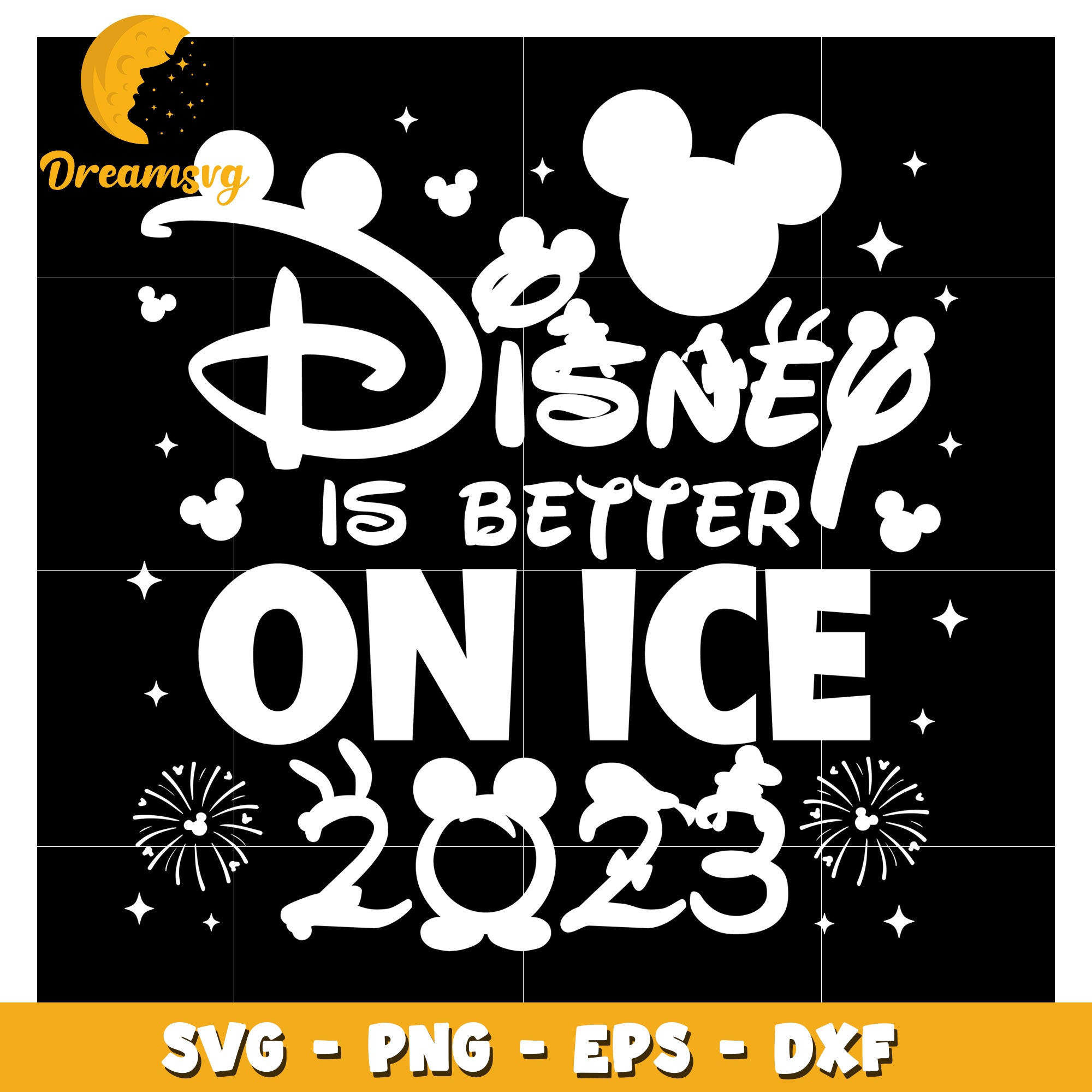 Disney Is Better On Ice SVG Design 2023 for Creative Projects