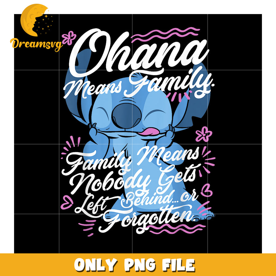 Disney Lilo & Stitch Stitch Day Ohana Means Family T-Shirt
