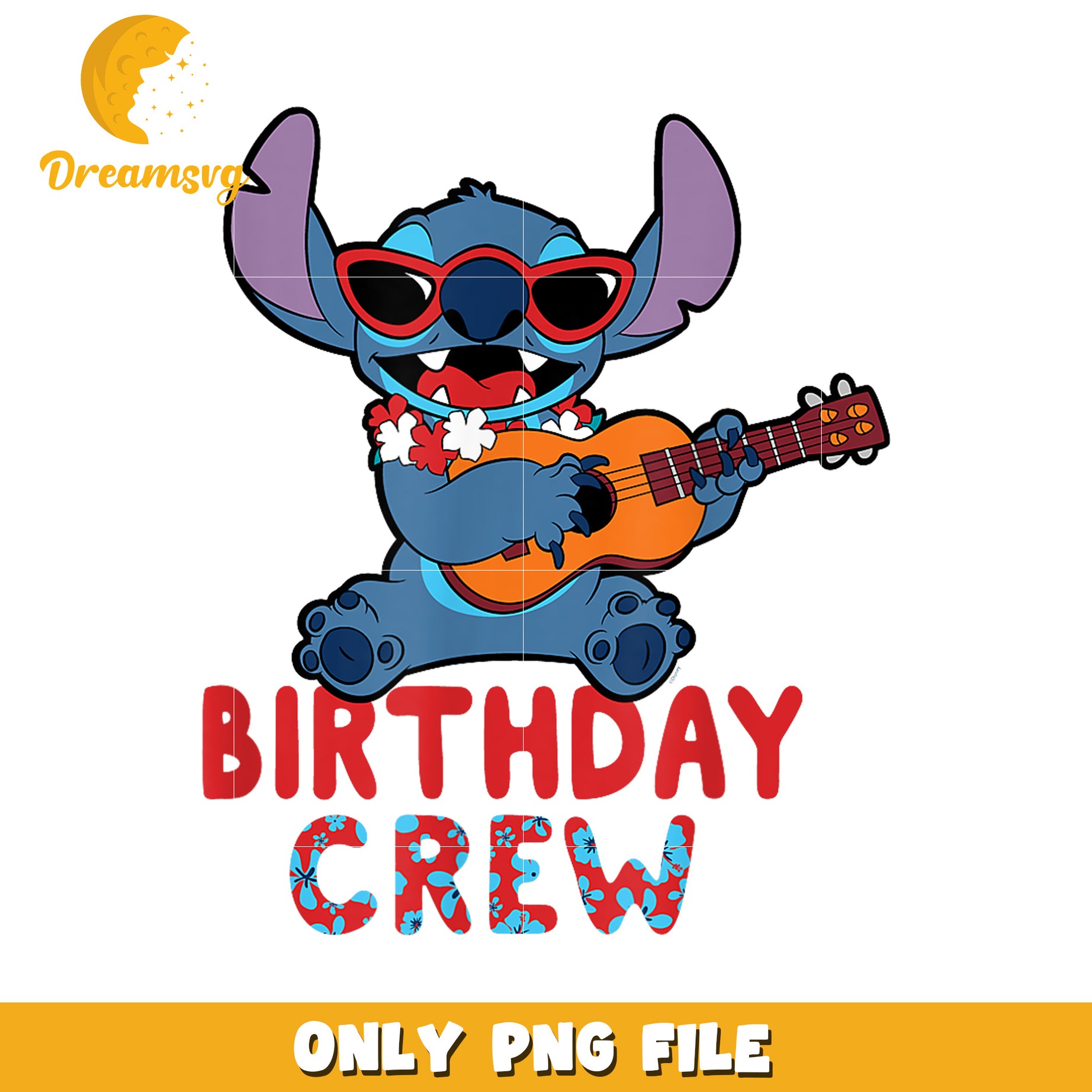 Disney Lilo & Stitch Tropical Birthday Crew Party Matching T-Shirt