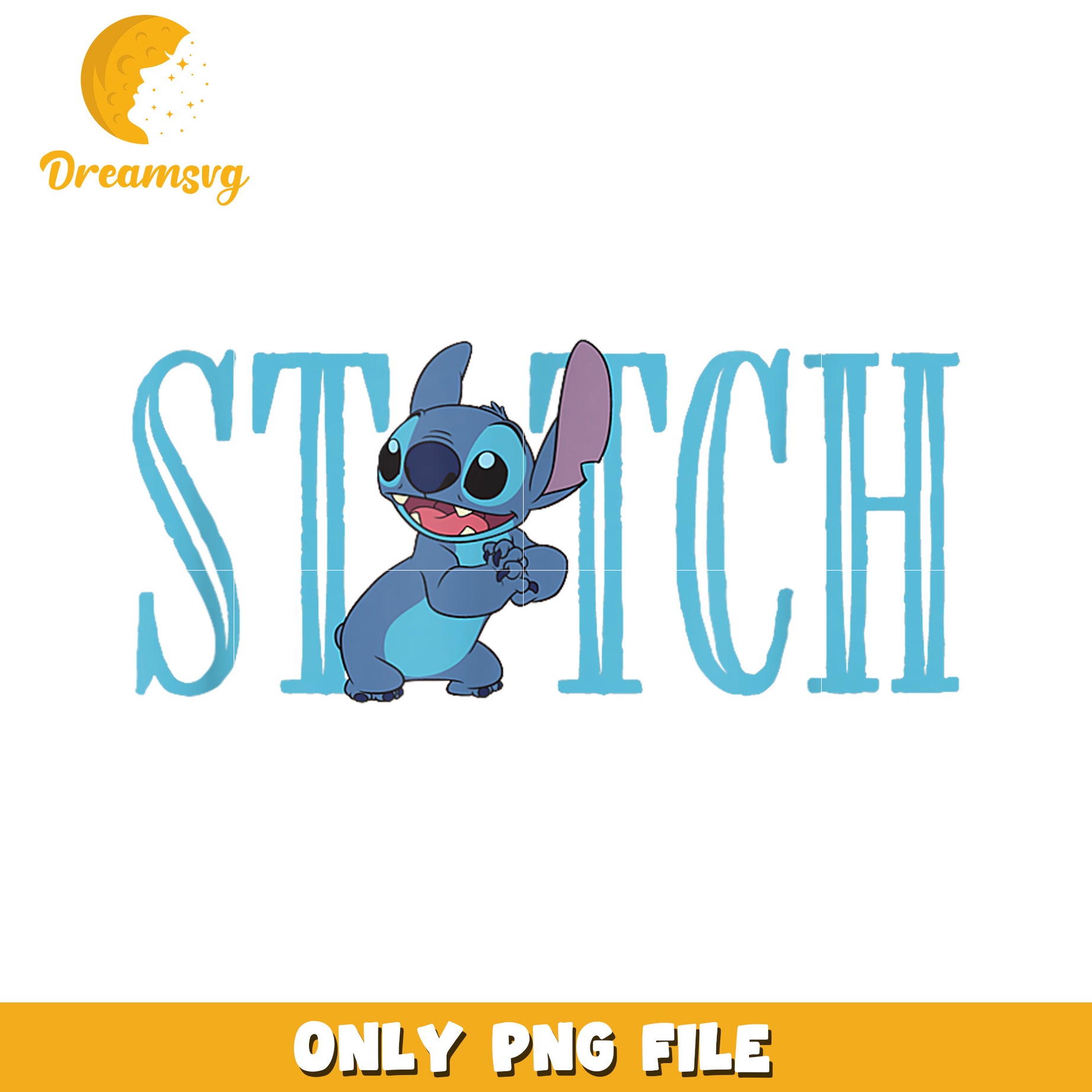 Disney Lilo and Stitch Cute Lettering T-Shirt