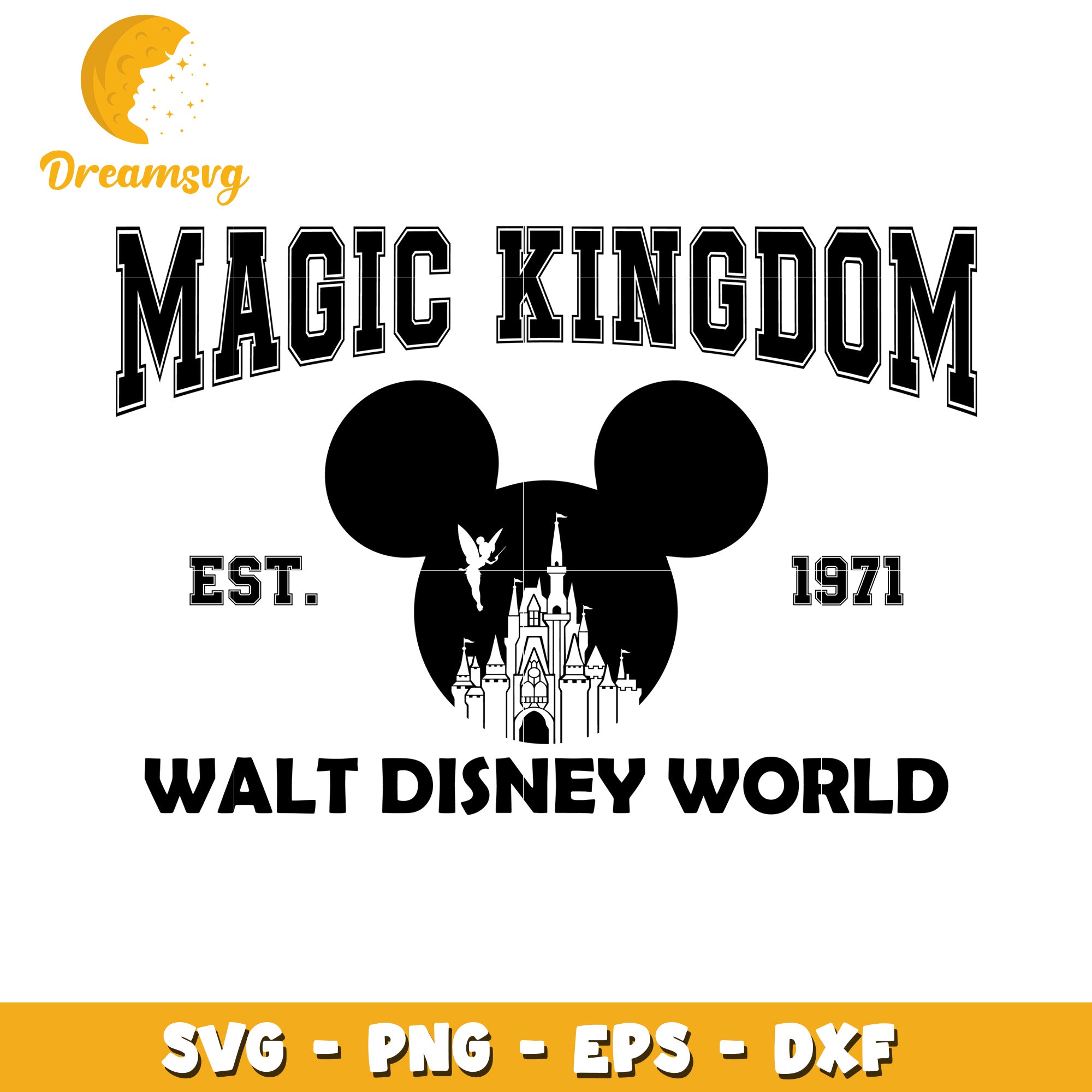 Disney Magic Kingdom SVG Cut File