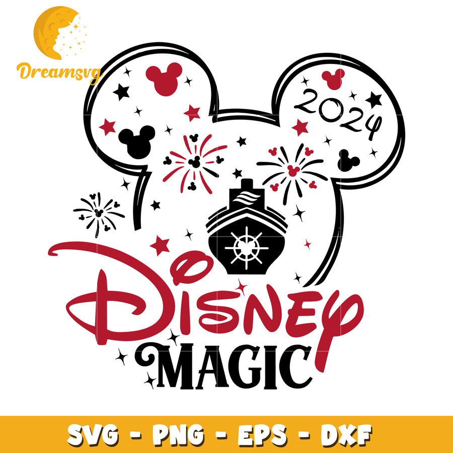 Disney Magic SVG 2024 Cruise PNG EPS DXF
